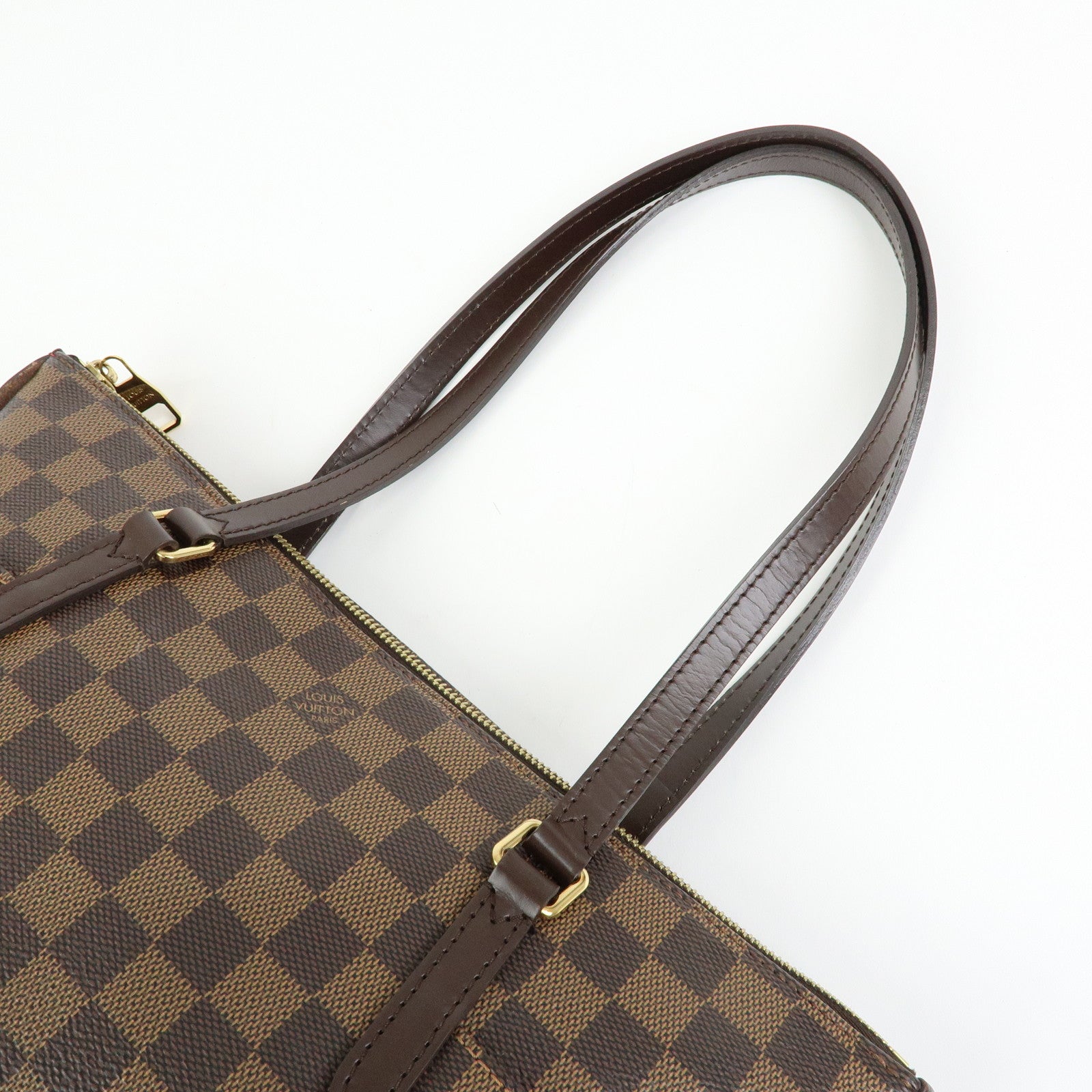 Louis Vuitton Damier Totally PM Canvas Leather Tote Hand Bag N41282