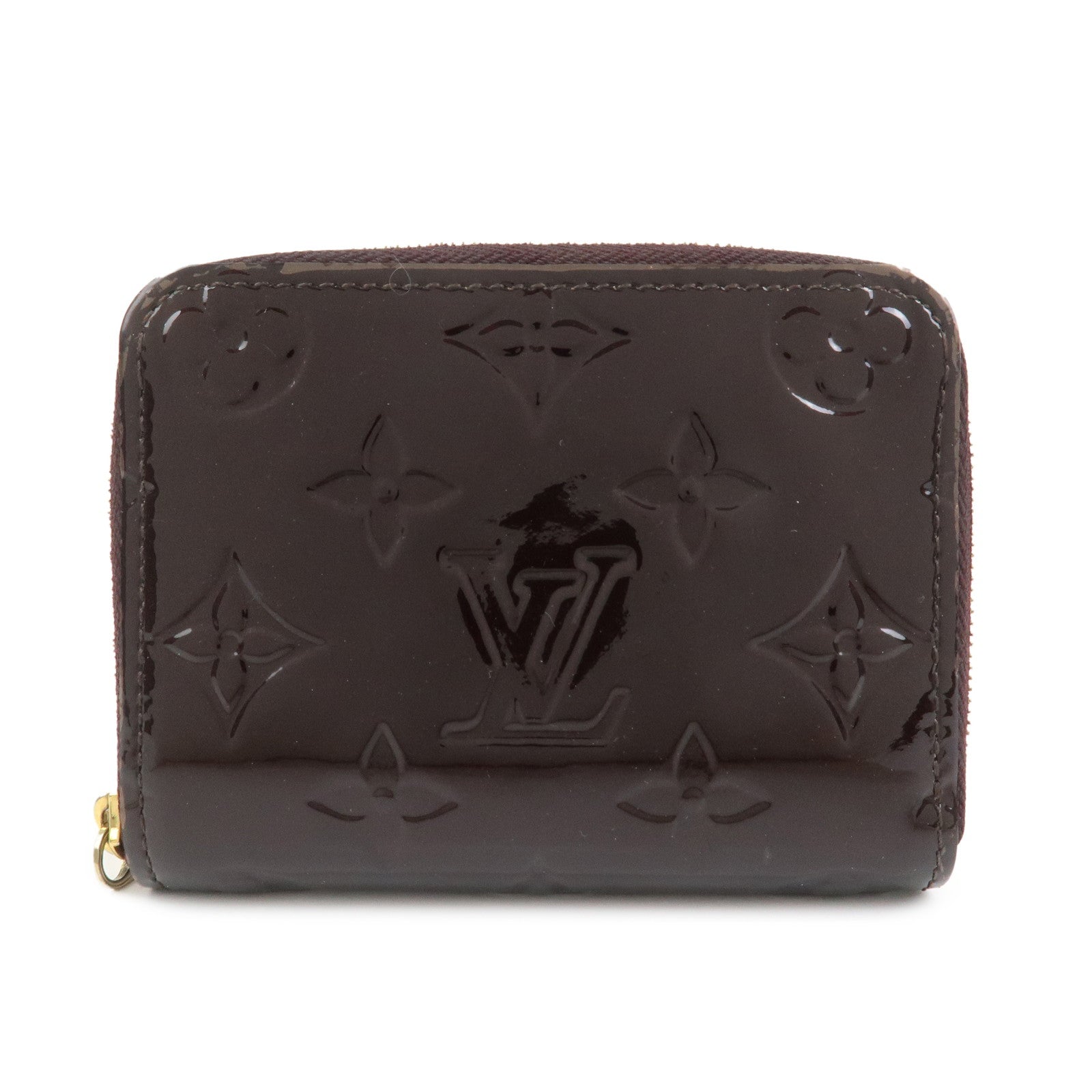 Louis Vuitton Monogram Vernis Zippy Coin Purse Amarante M93607