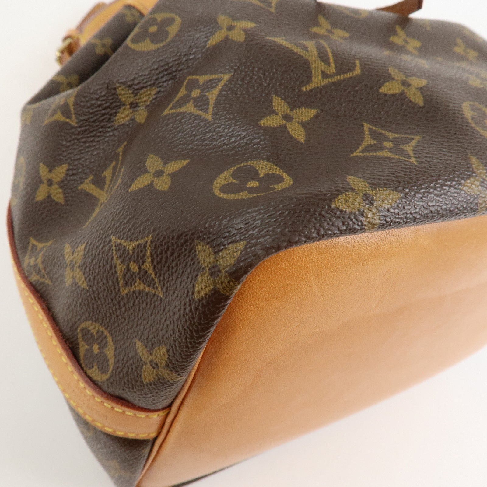 Louis Vuitton Monogram Petit Noe Shoulder Bag Brown M42226