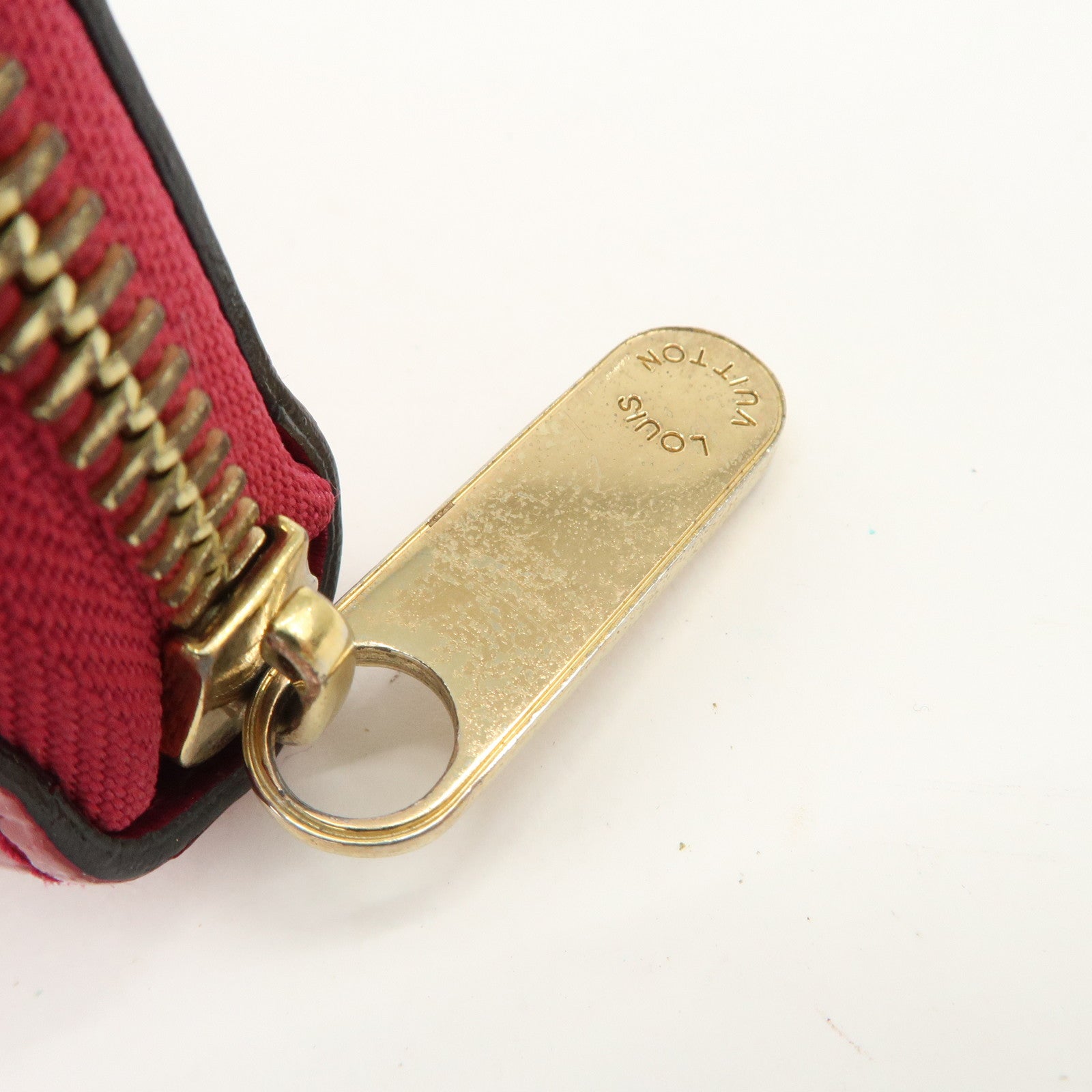 Louis Vuitton Monogram Vernis Round Zippy Wallet Rose Indien M91597 Used