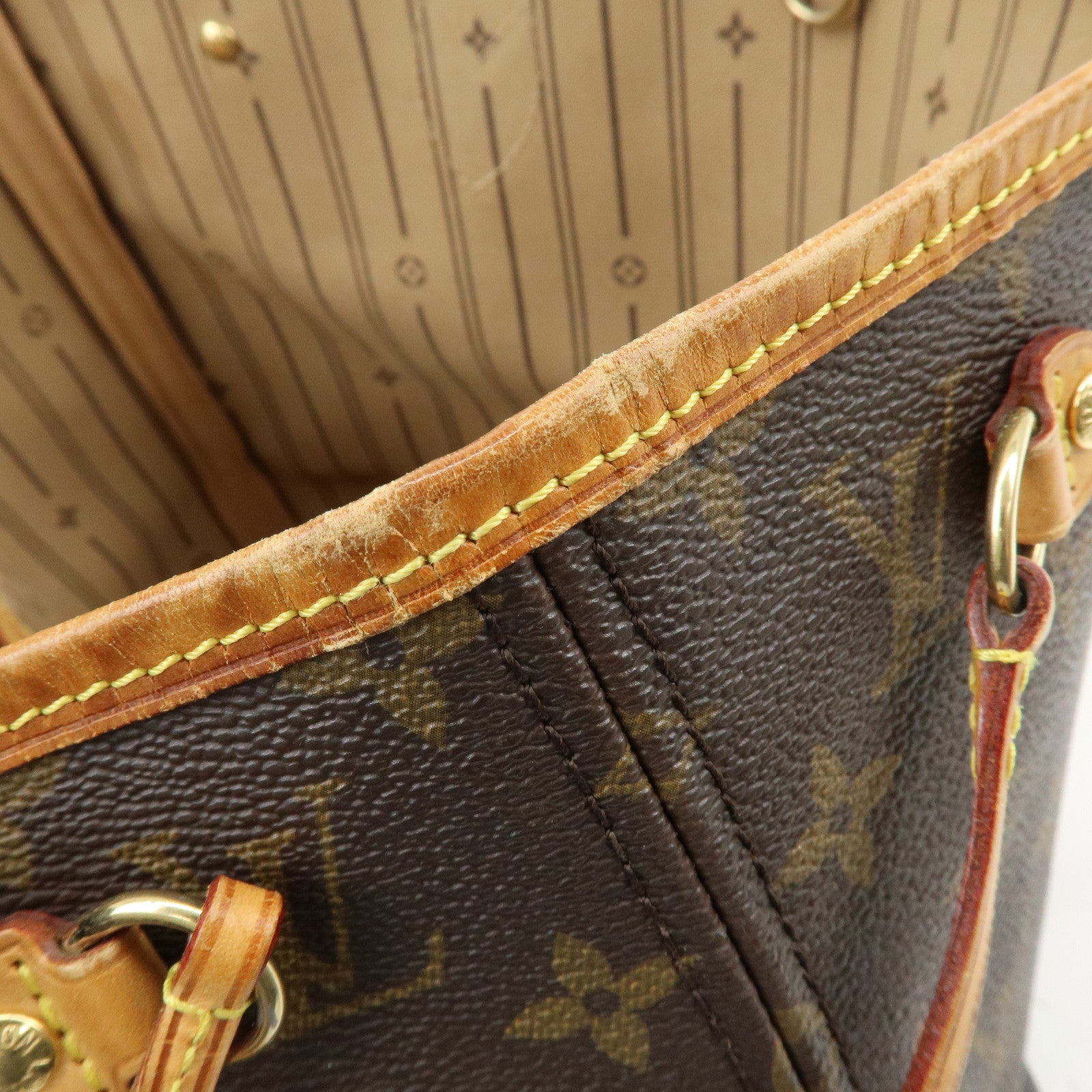 Louis Vuitton Monogram Neverfull PM Tote Bag Hand Bag M40155