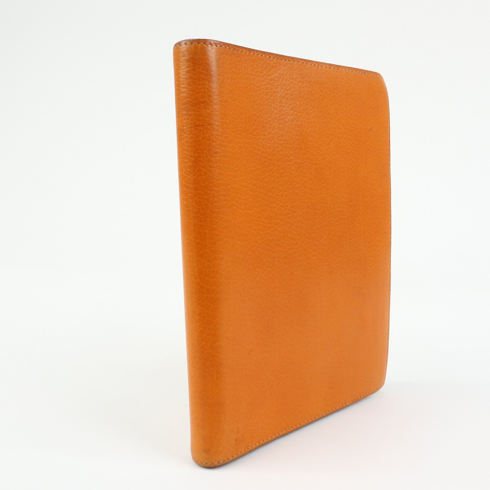 HERMES Togo Leather Agenda Cover Planner Cover □I Stamped Orange