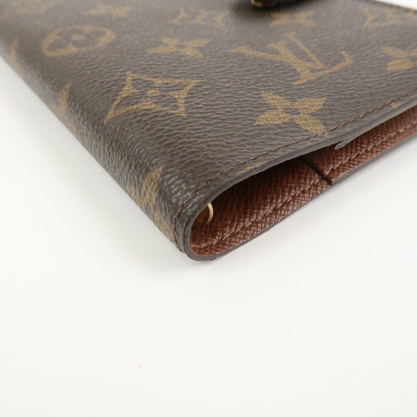 Louis Vuitton Monogram Agenda PM Planner Cover Brown R20005