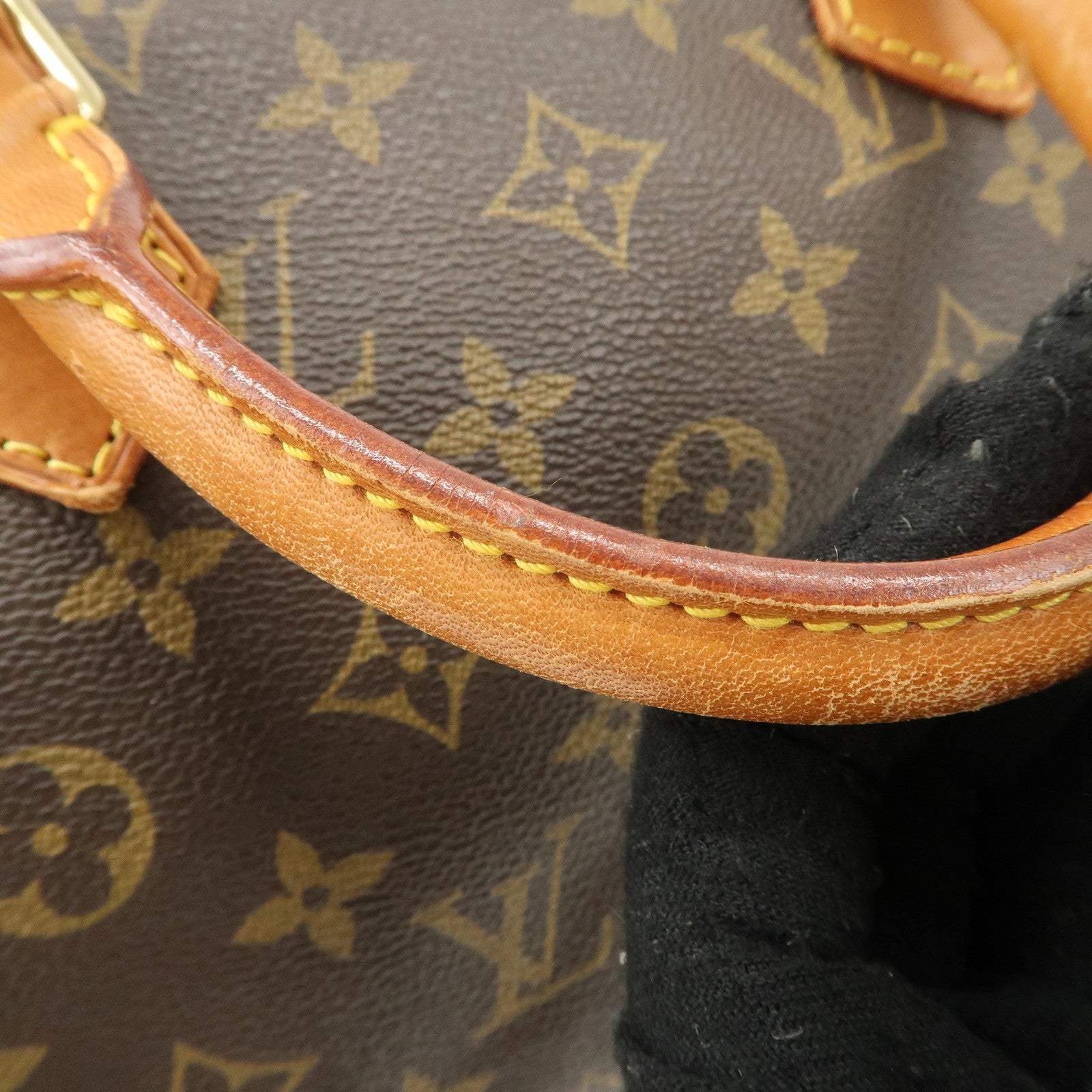 Louis Vuitton Monogram Speedy 30 Boston Bag Hand Bag M41526 Used
