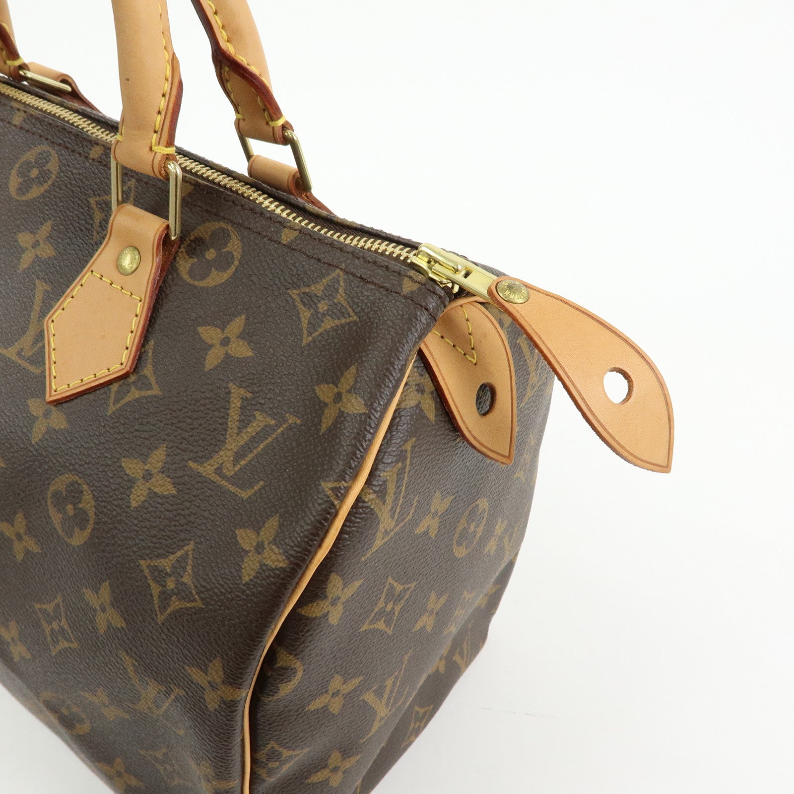 Louis Vuitton Monogram Speedy 30 Boston Bag Hand Bag Brown M41526