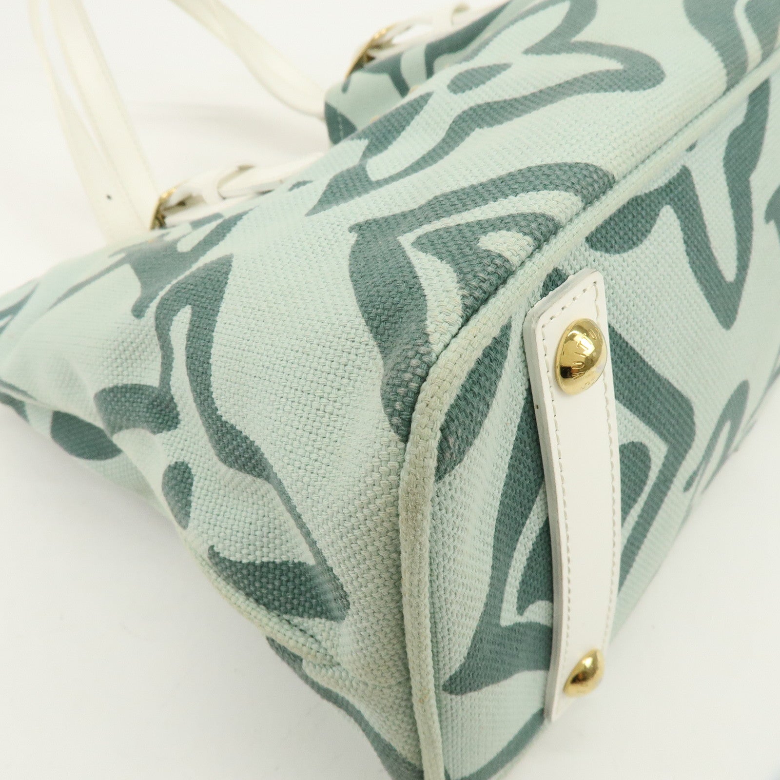 Louis Vuitton Cruise Line Tahitienne PM Canvas Tote Bag Mint M95678