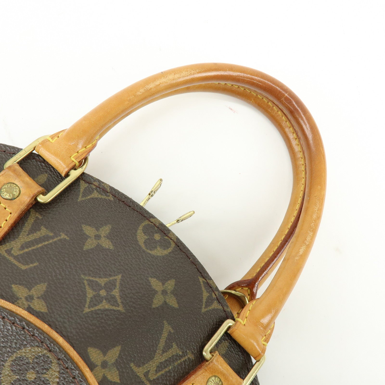 Louis Vuitton Monogram Ellipse PM Hand Bag Brown M51127