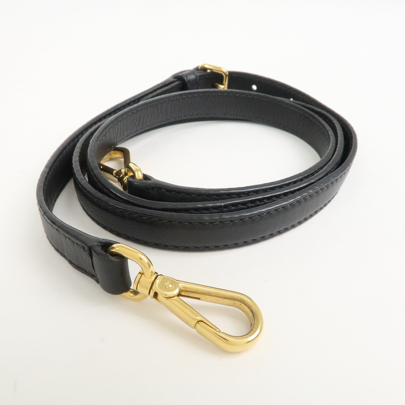 MIU MIU Matelasse Leather 2Way Bag Hand Bag Black RN1069