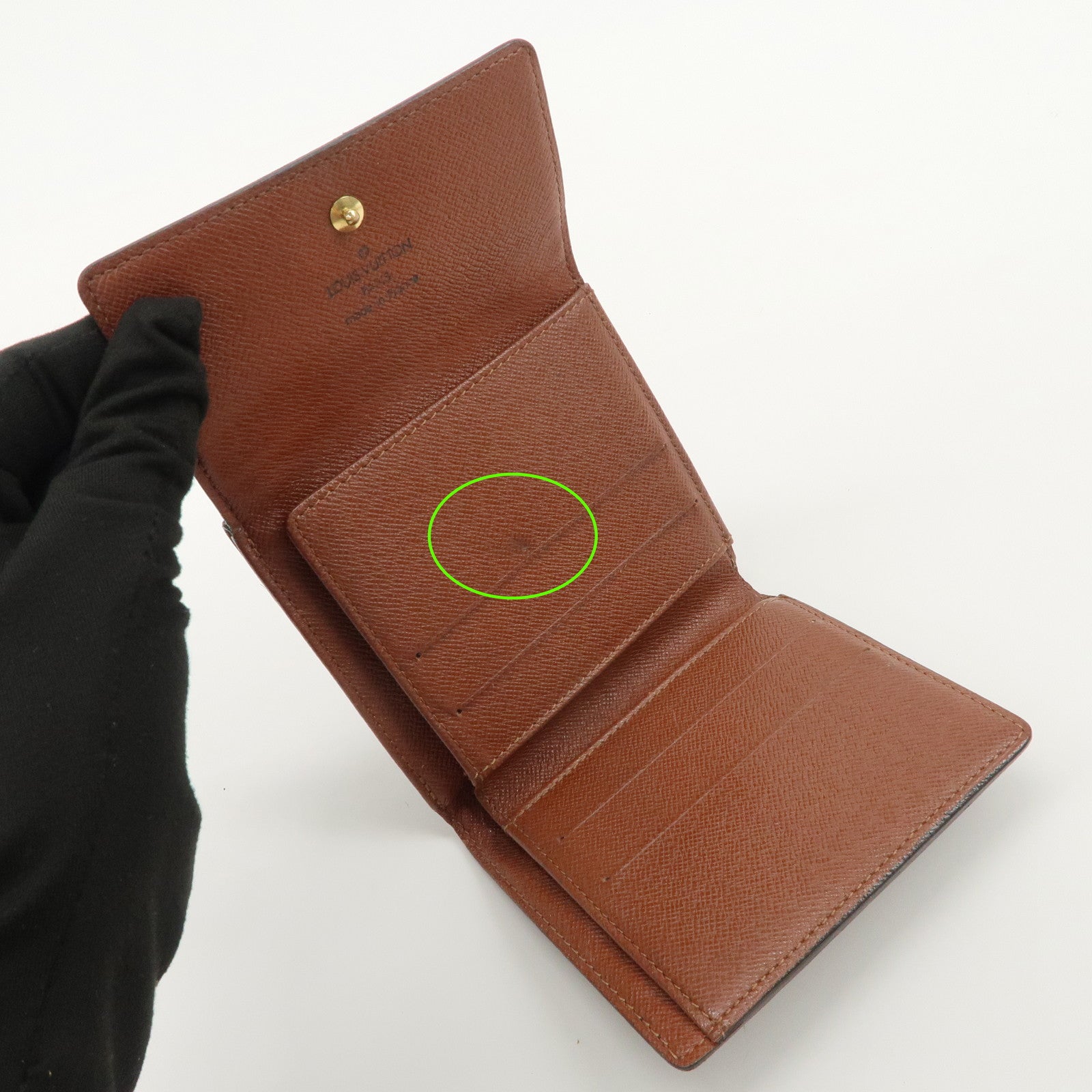Louis Vuitton Monogram Porte Monnaie Billet Carte Credit M61652
