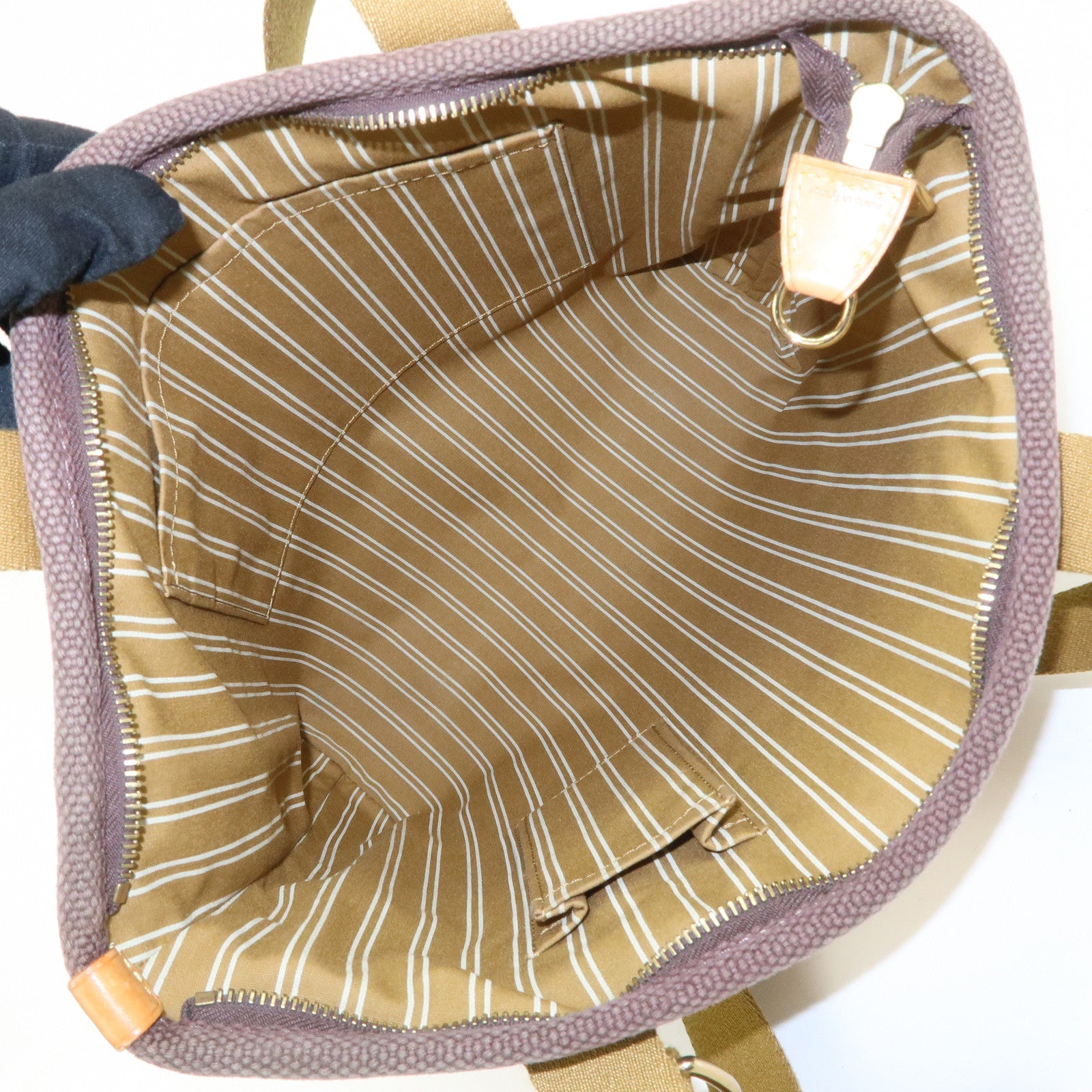 Louis Vuitton Antigua Cabas MM Tote Bag Shoulder Bag Brown M40086