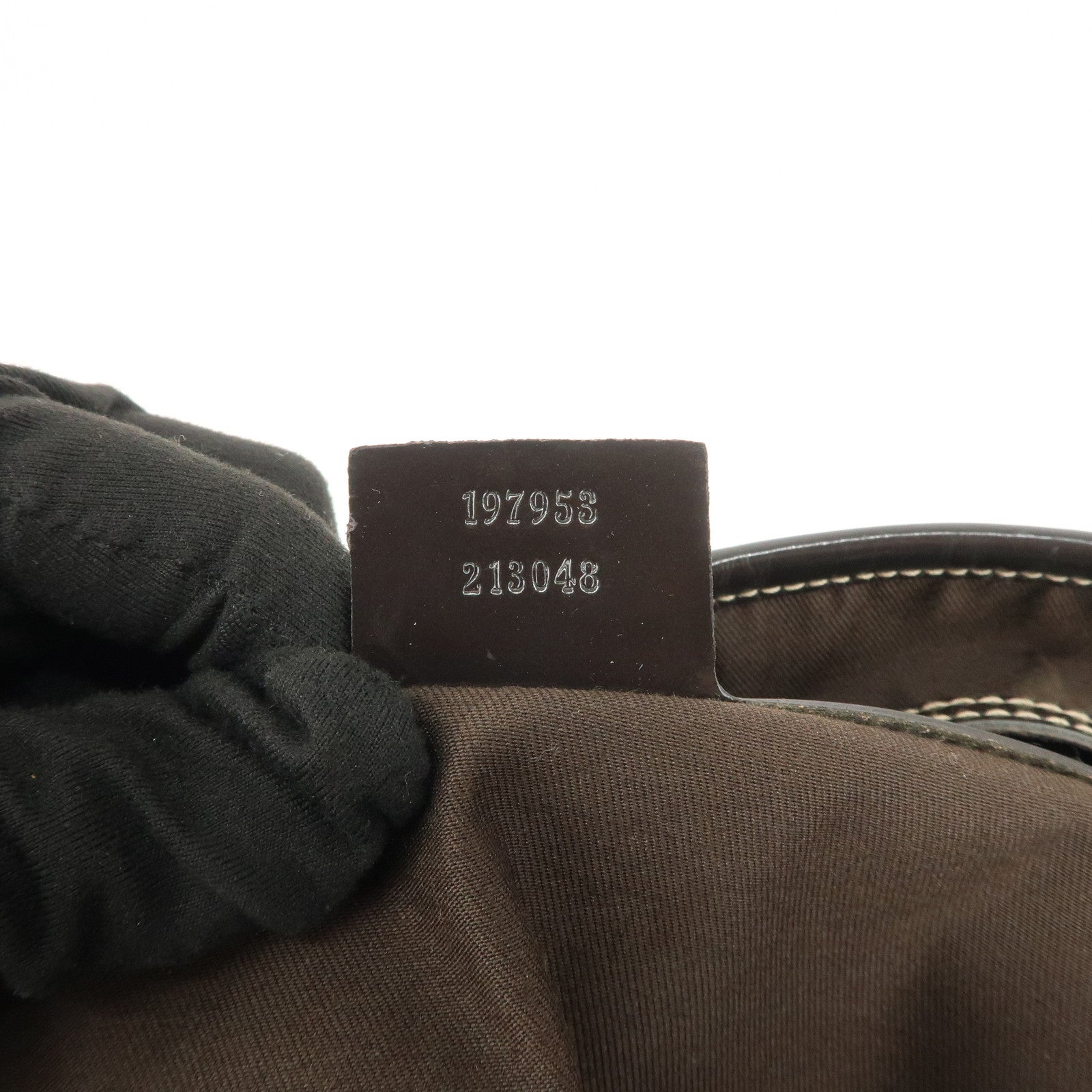 GUCCI GG Supreme Patent Leather Tote Bag Hand Bag Brown 197953