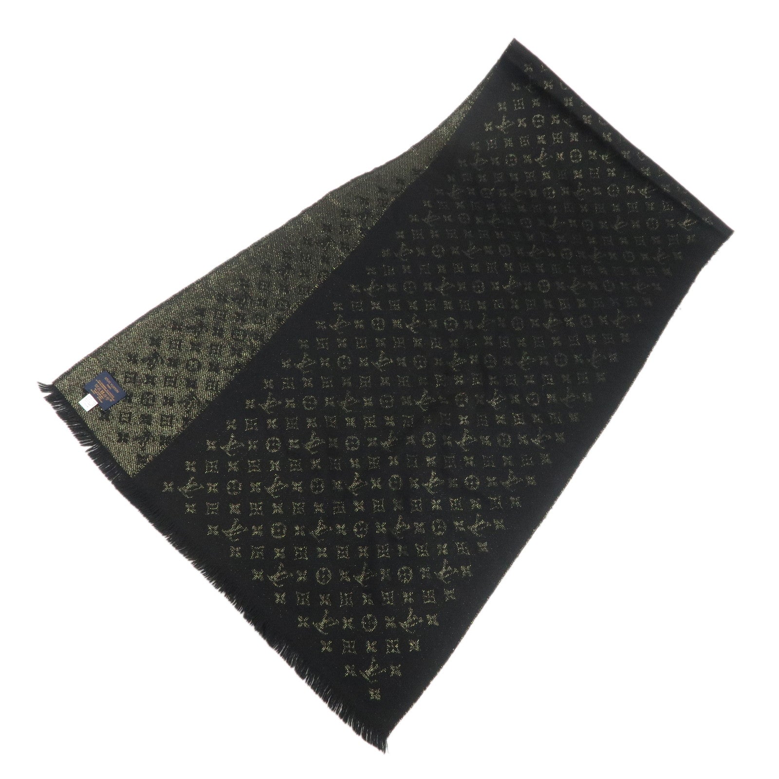 Louis Vuitton Monogram Etol Timeless Cashmere Rayon Scarf  M70680