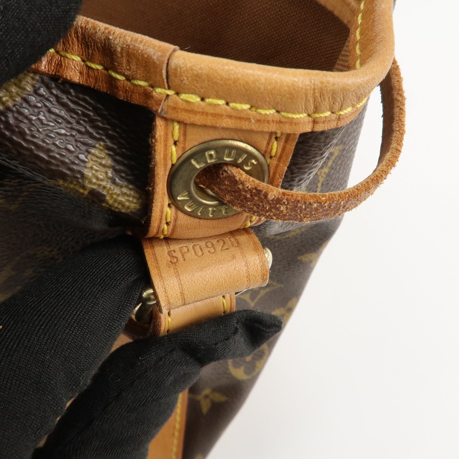 Louis Vuitton Monogram Noe Shoulder Bag Hand Bag Brown M42224 Used