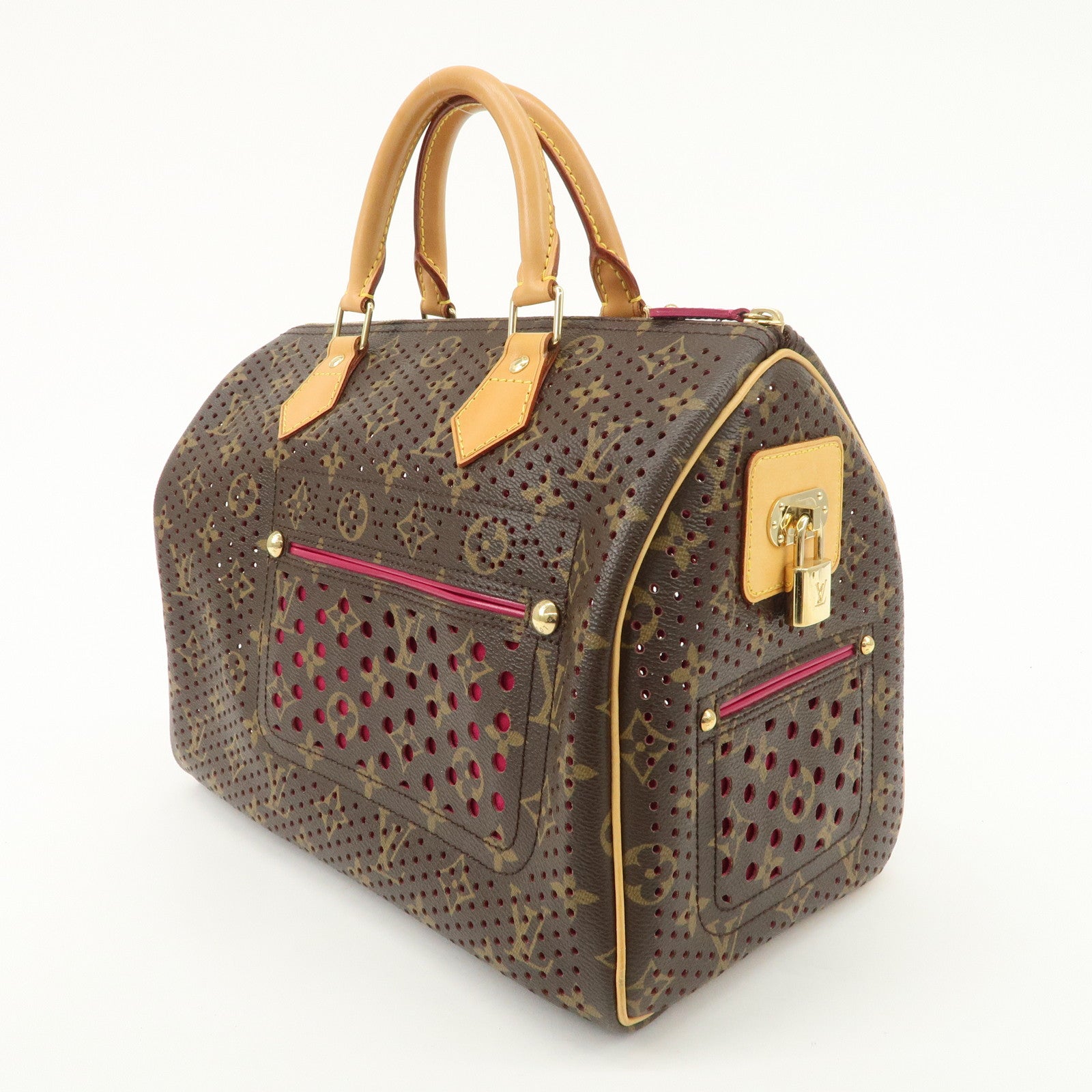 Louis Vuitton Monogram Perforated Speedy 30 Boston Bag M95180