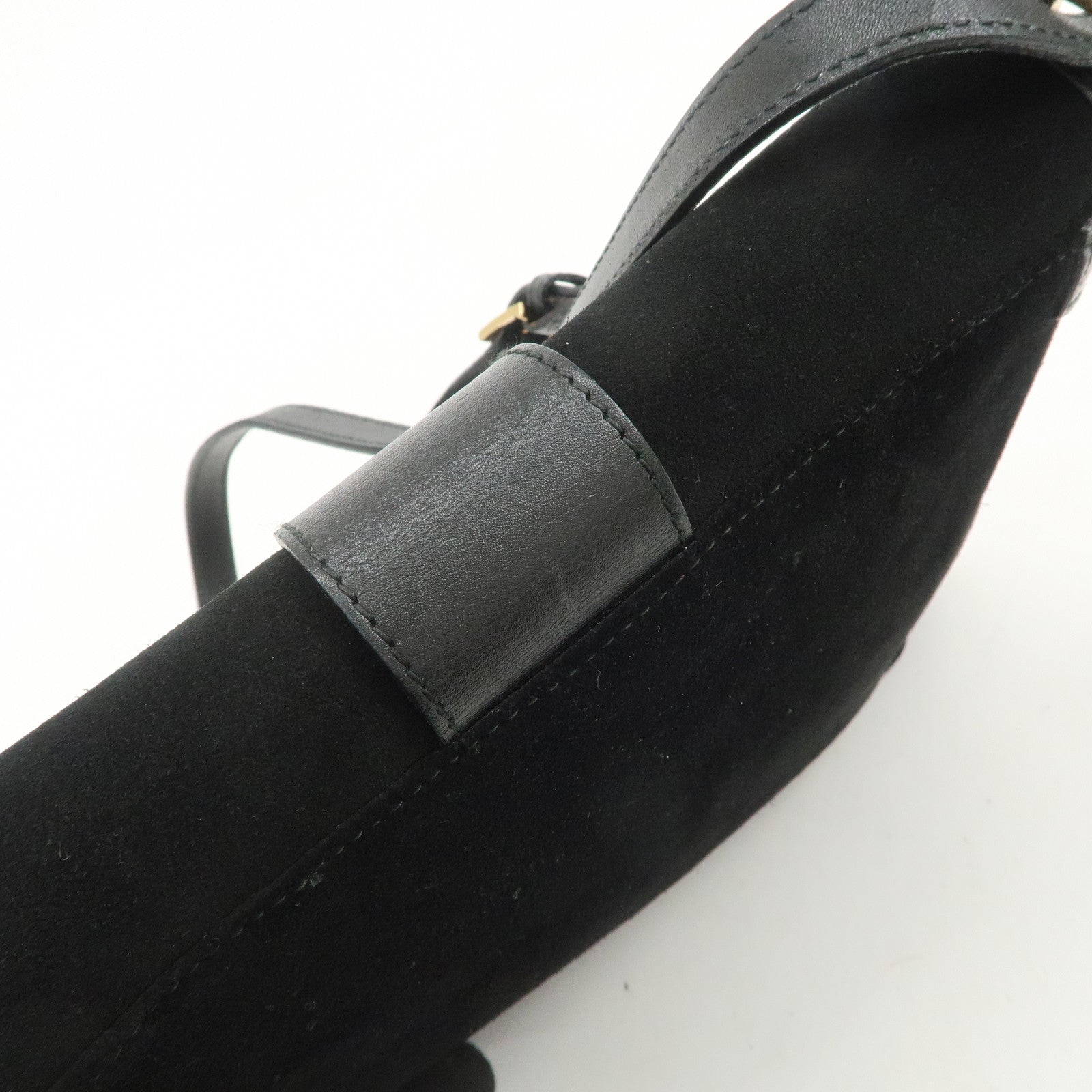 GUCCI Dionysus Suede Leather Shoulder Bag Black 001 4064