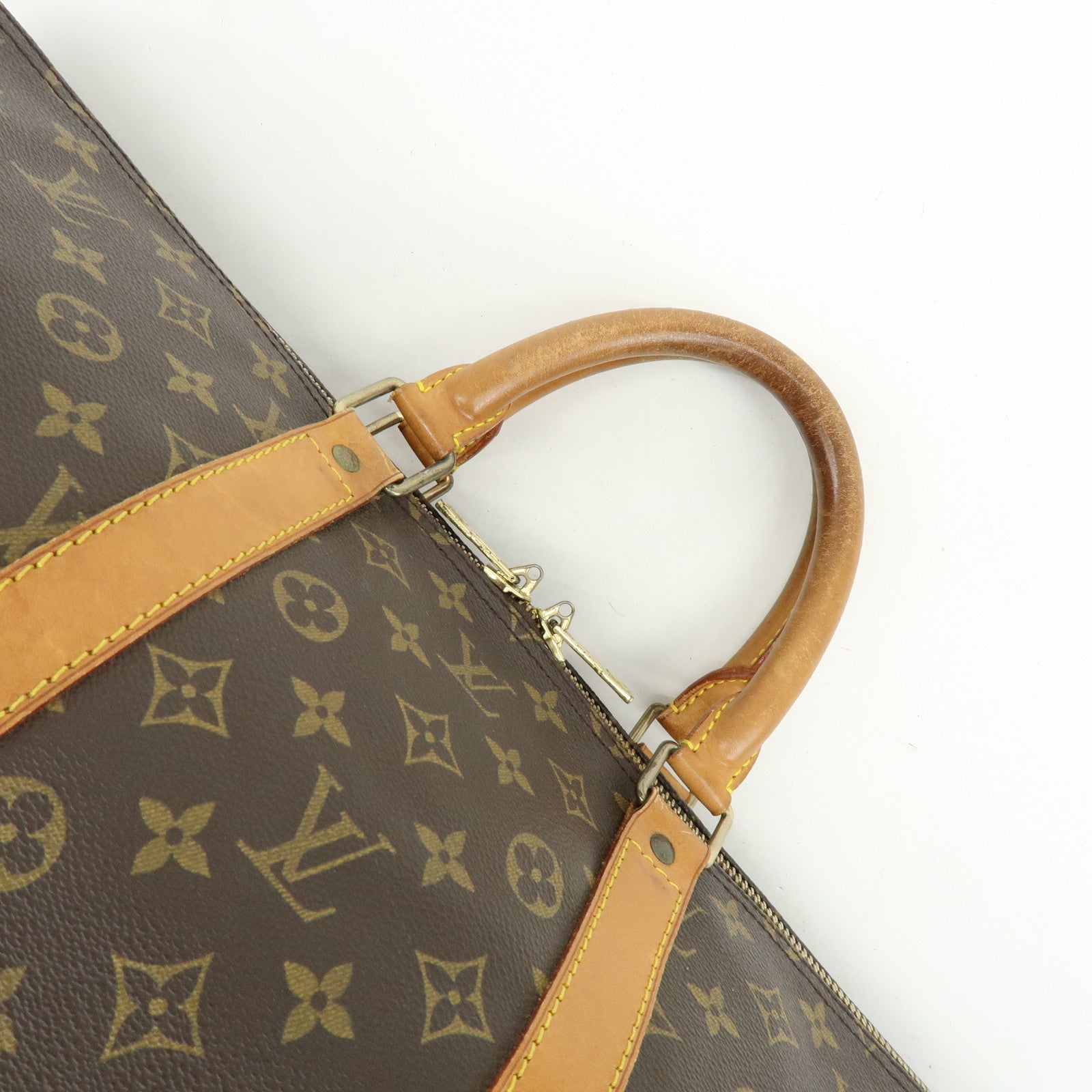 Louis Vuitton Monogram Keep All 55 Bandouliere Boston Bag M56714