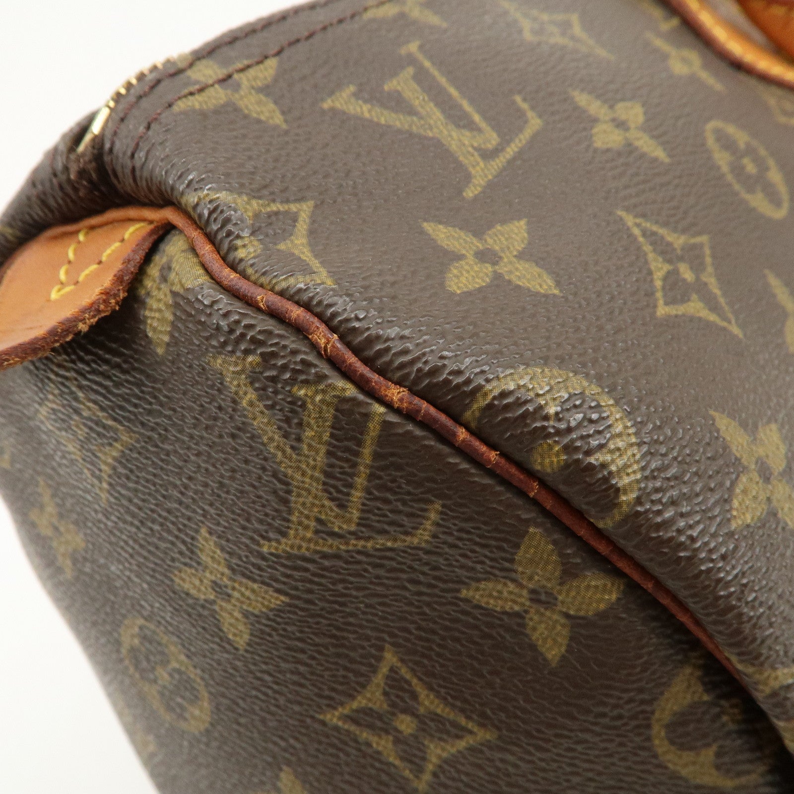 Louis Vuitton Monogram Speedy 40 Hand Bag Boston Bag Brown M41522