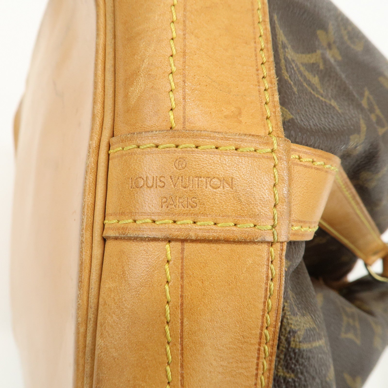 Louis Vuitton Monogram Noe Shoulder Bag Hand Bag Brown M42224