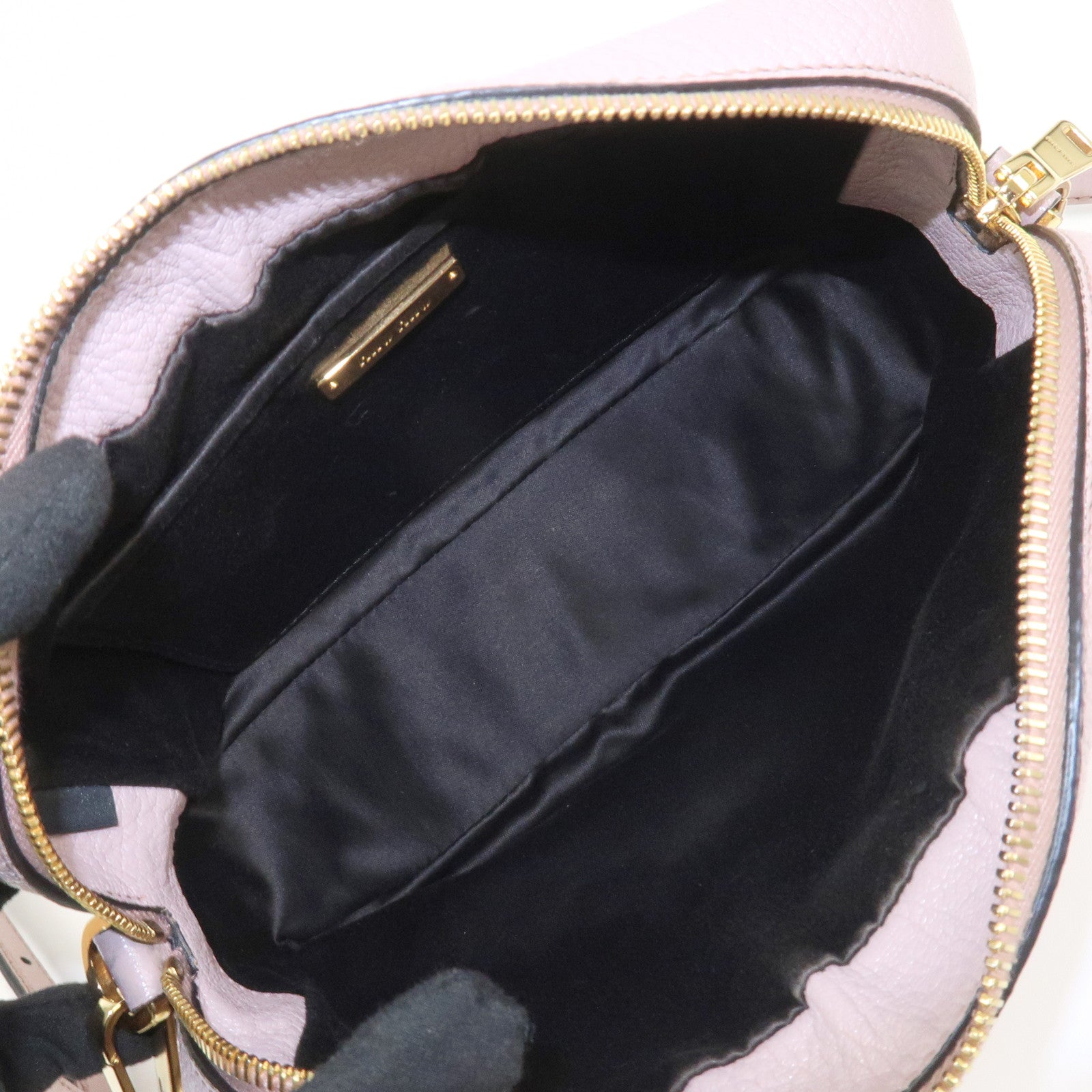 MIU MIU Leather Shoulder Bag Crossbody Bag Pink 5BH056