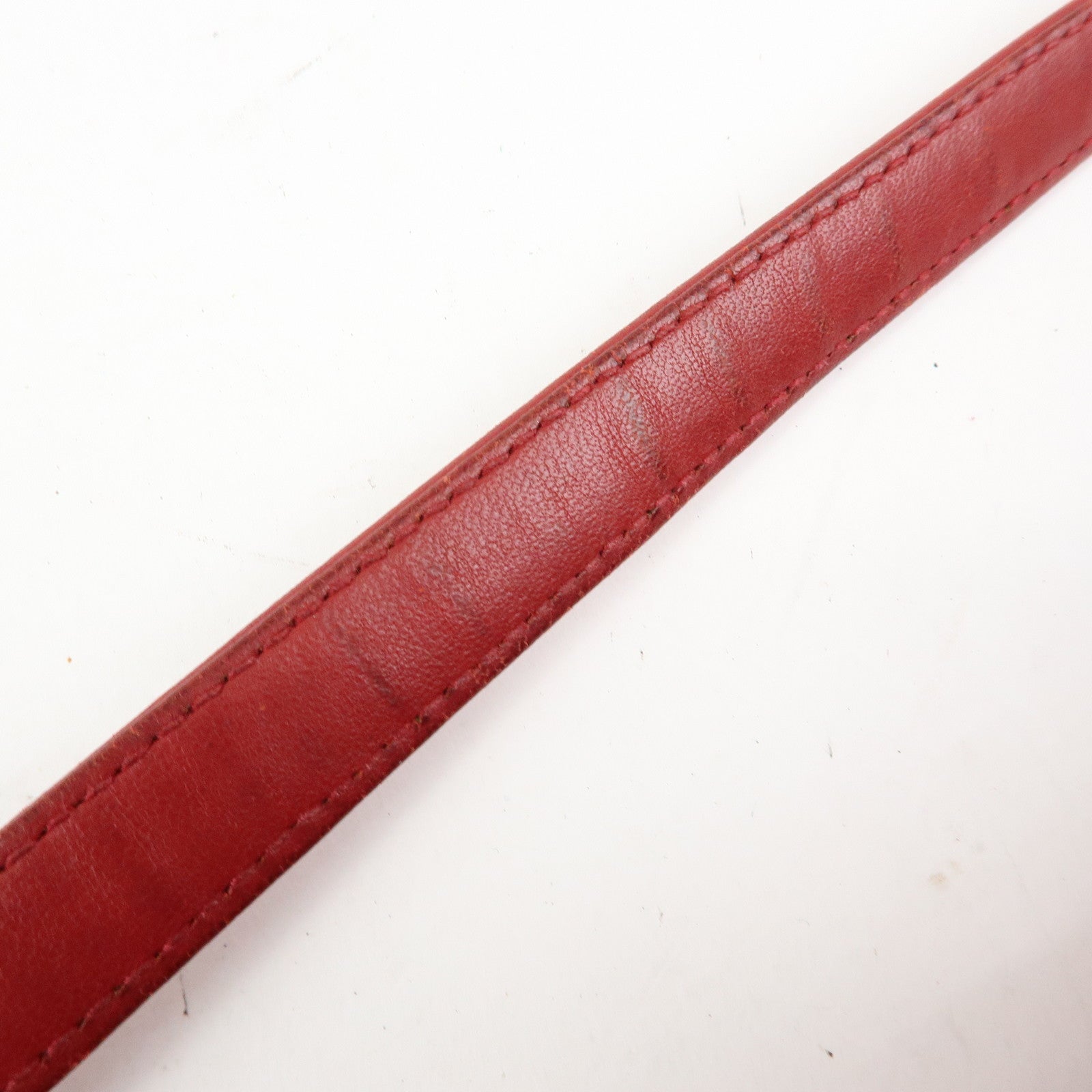 BOTTEGA VENETA Intrecciato Leather Hand Bag Shoulder Bag Red