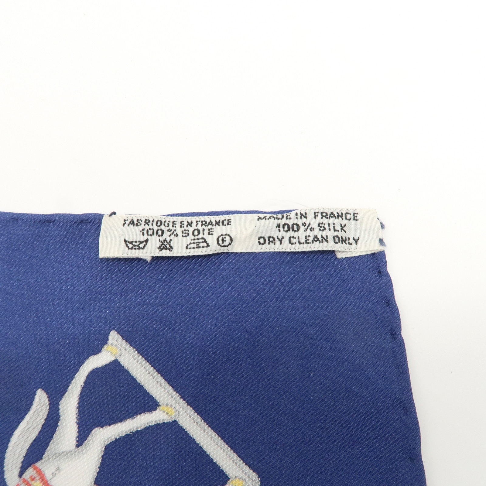 HERMES Carre 90 Silk 100% Scarf Les Artificiers Navy Purple