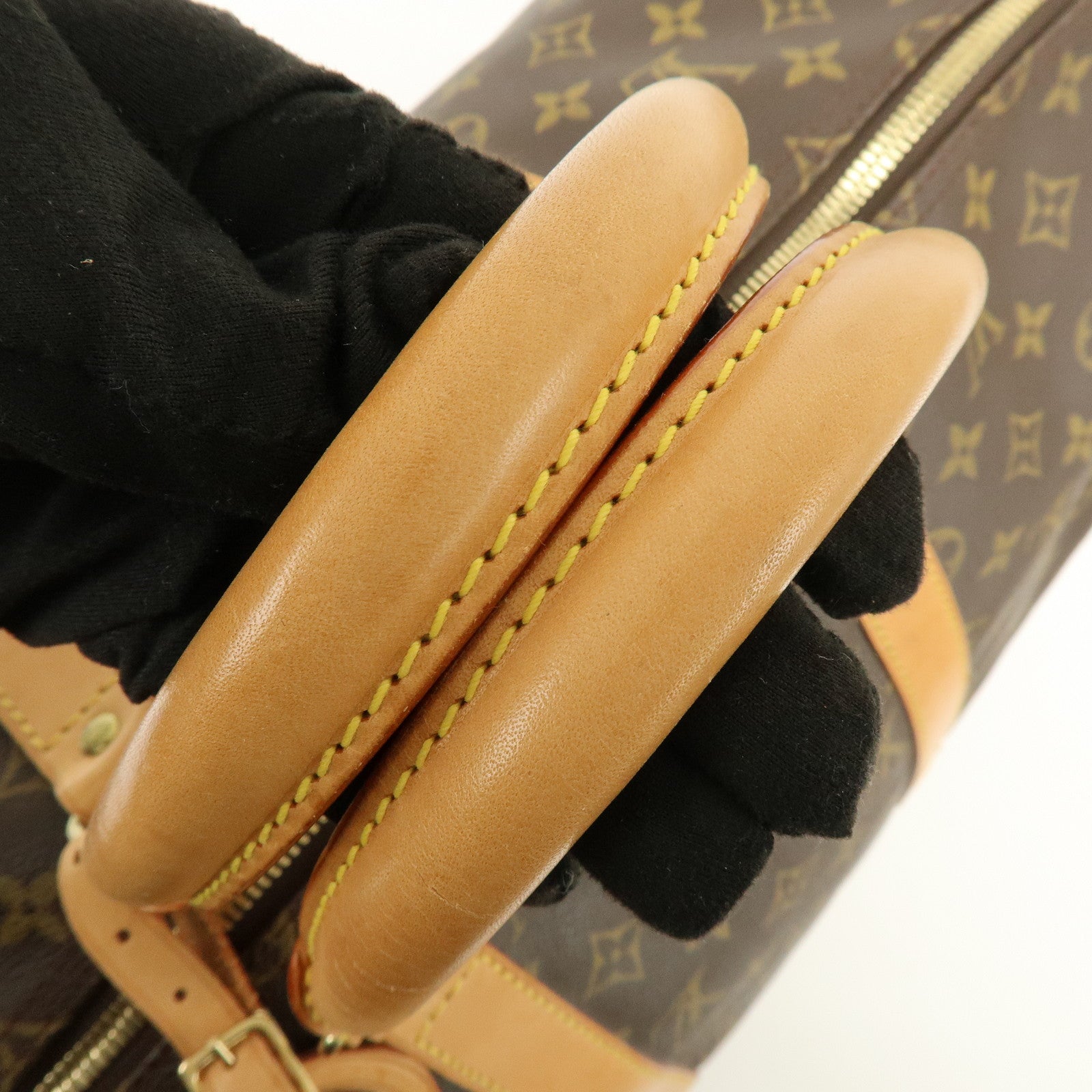 Louis Vuitton Monogram Keep All Bandouliere 50 Boston Bag M41416