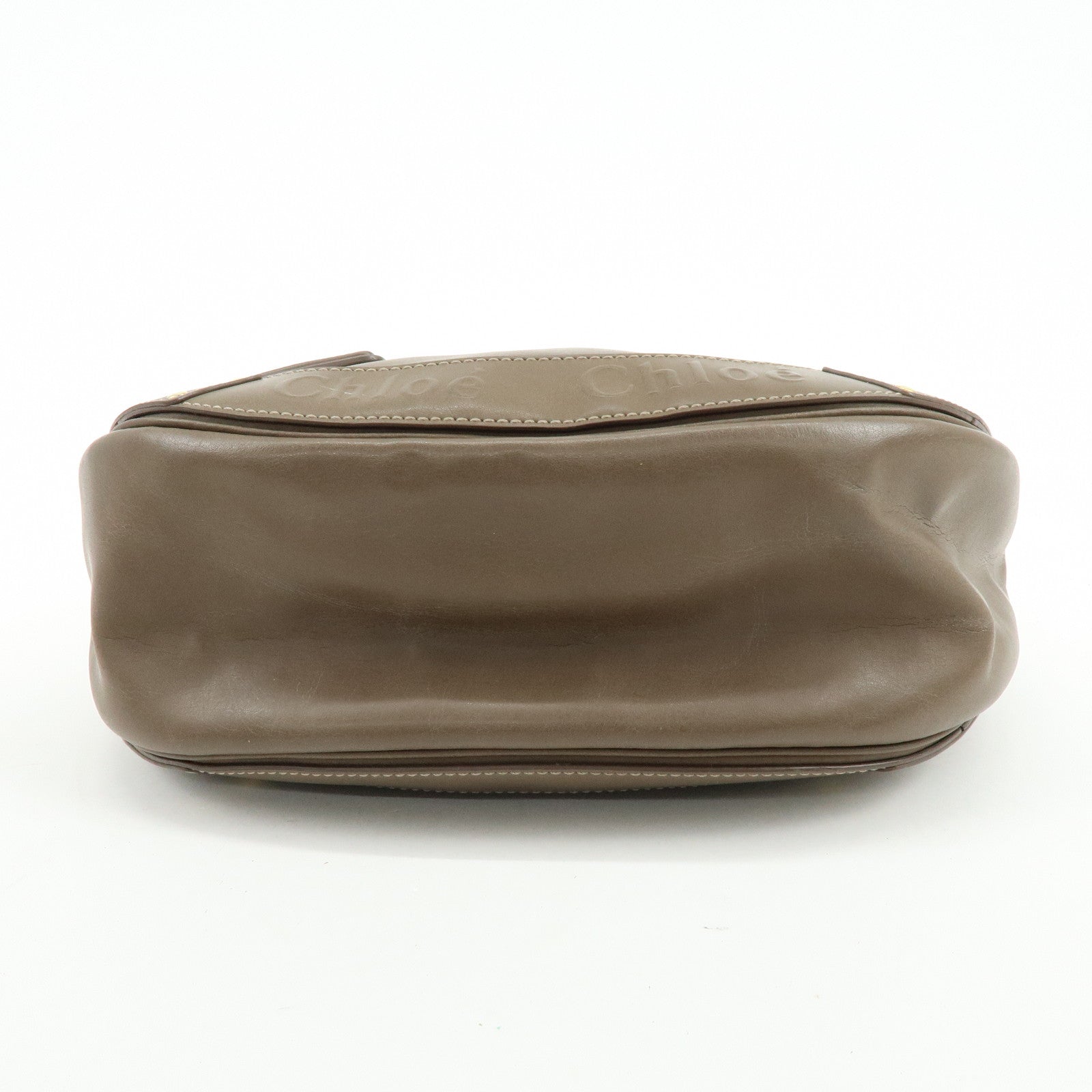 Chloe Eden Leather Shoulder Bag Crossbody Bag Tassel Brown