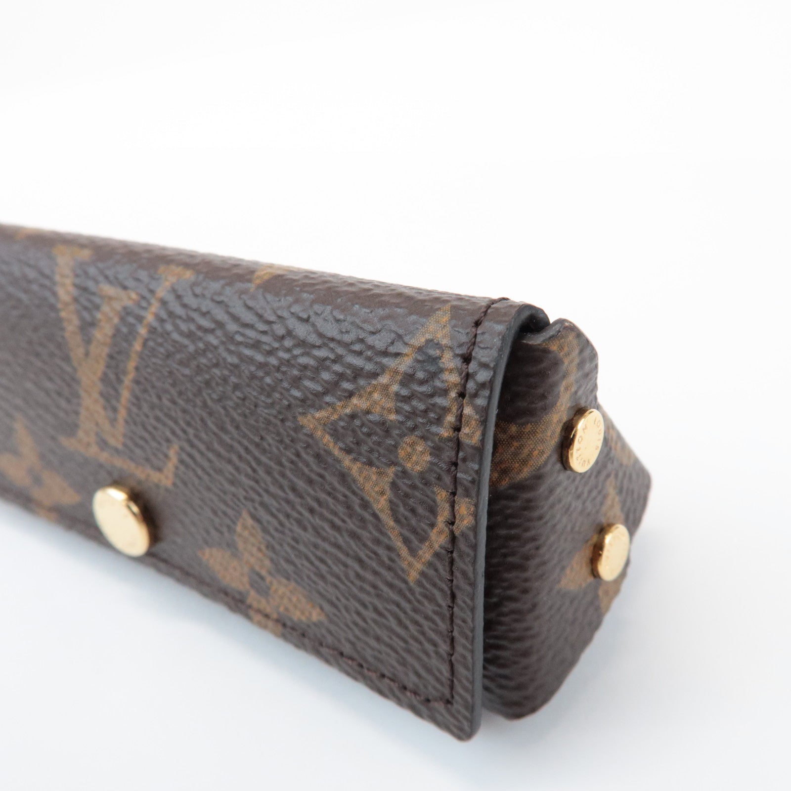 Louis Vuitton Monogram Pochette Rivette Lip Case Fushia M61473