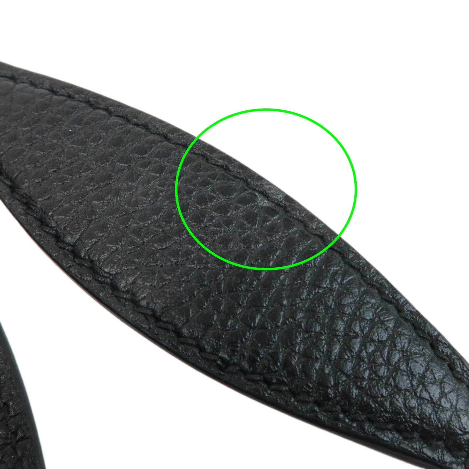 GUCCI SOHO Leather Chain Shoulder Tote Bag Black 536196 Used