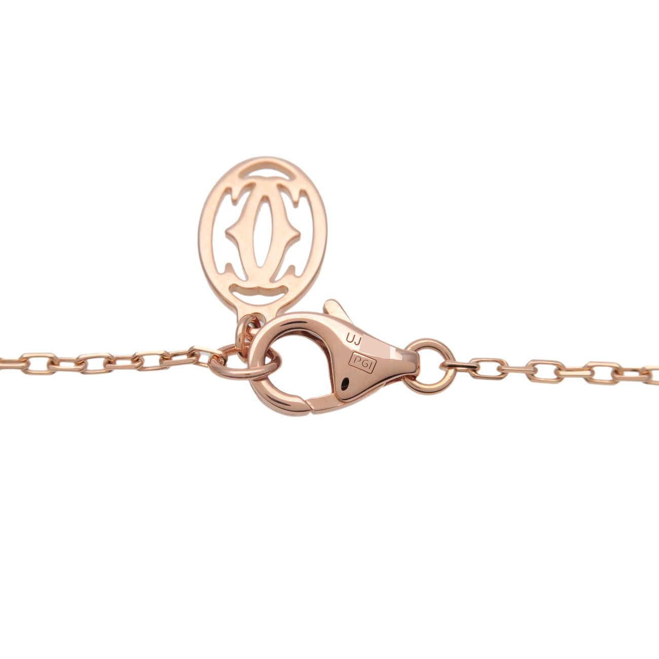 Cartier D'amour 1P Diamond Necklace SM K18 750PG Rose Gold
