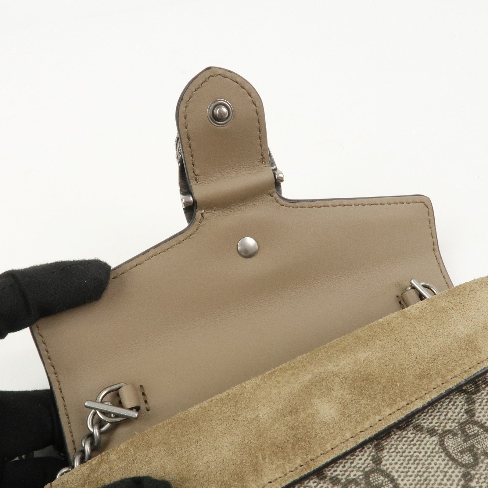 GUCCI Dionysus Super Mini Bag Leather Chain Shoulder Bag 476432