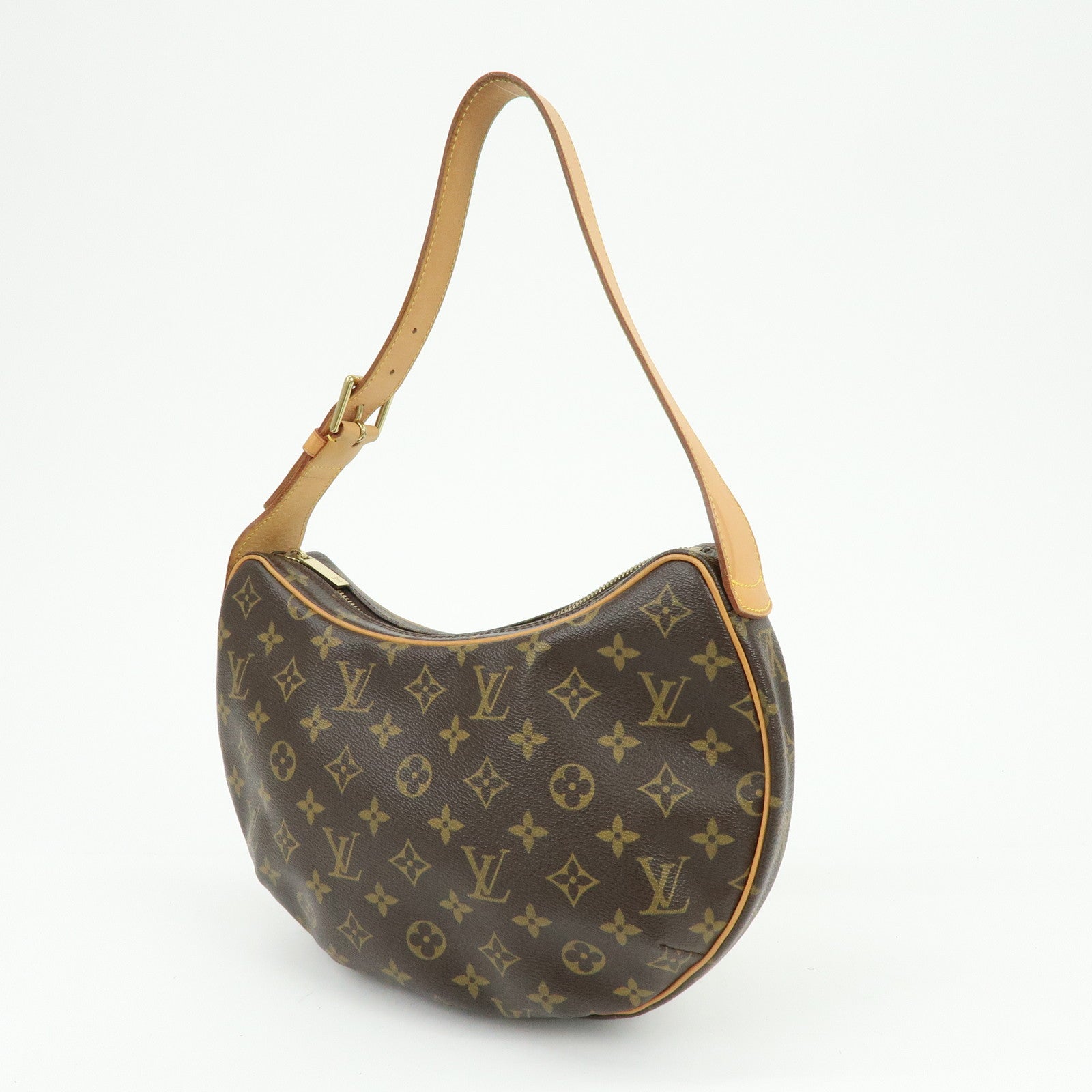 Louis Vuitton Monogram Croissant MM Shoulder Bag Brown M51512