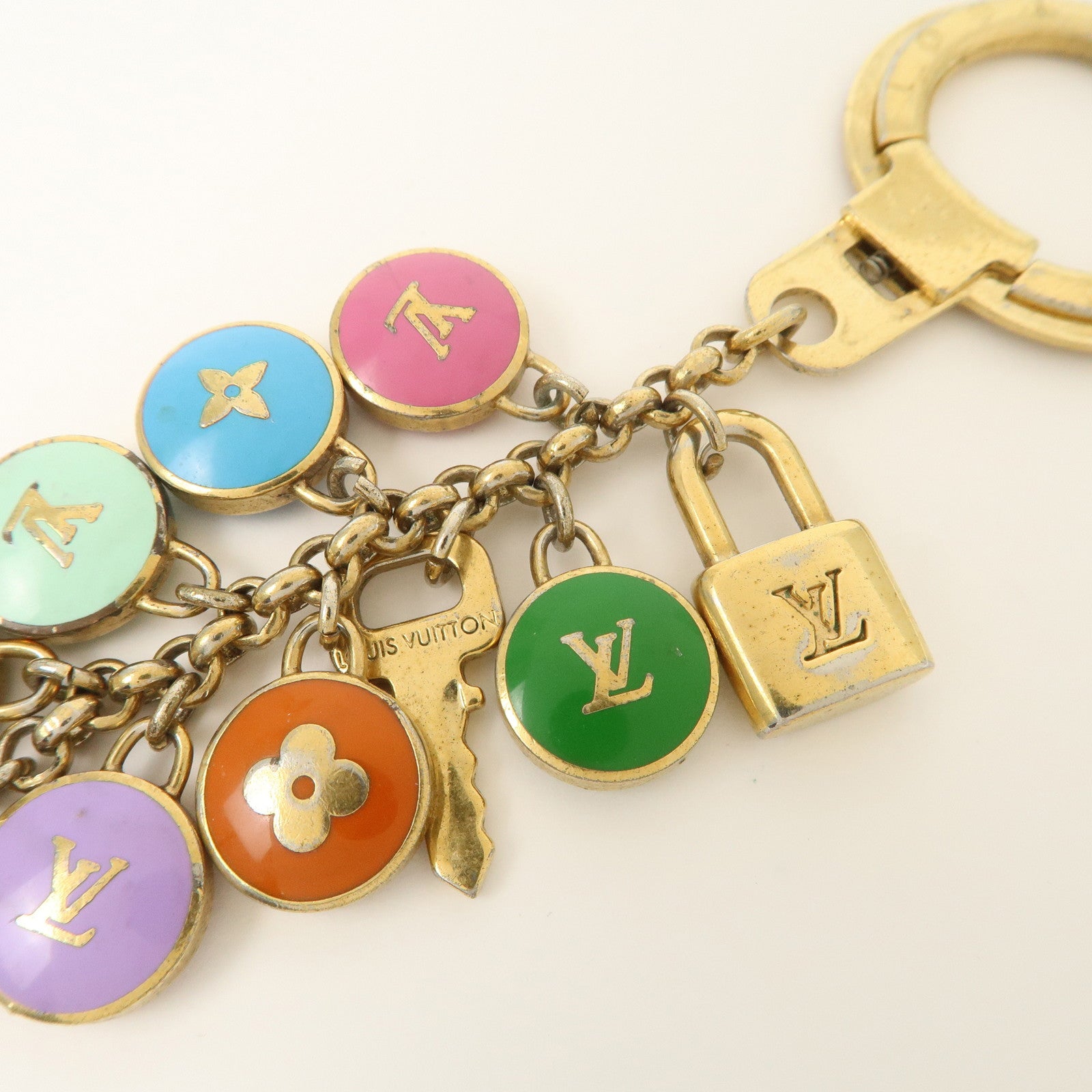 Louis Vuitton Porte Cles Pastille Bag Charm Multicolor M65381