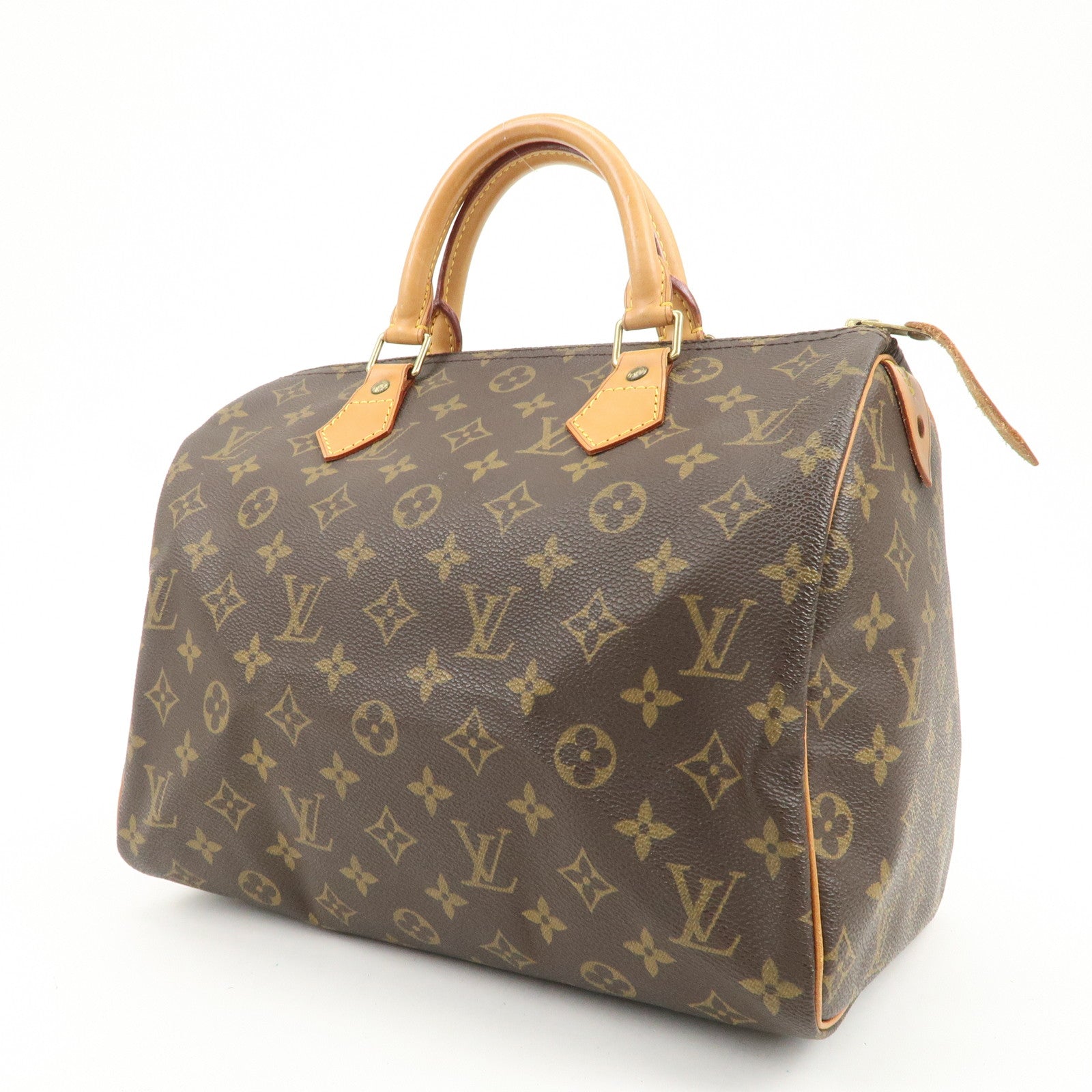 Louis Vuitton Monogram Speedy 30 Boston Bag Hand Bag Brown M41526