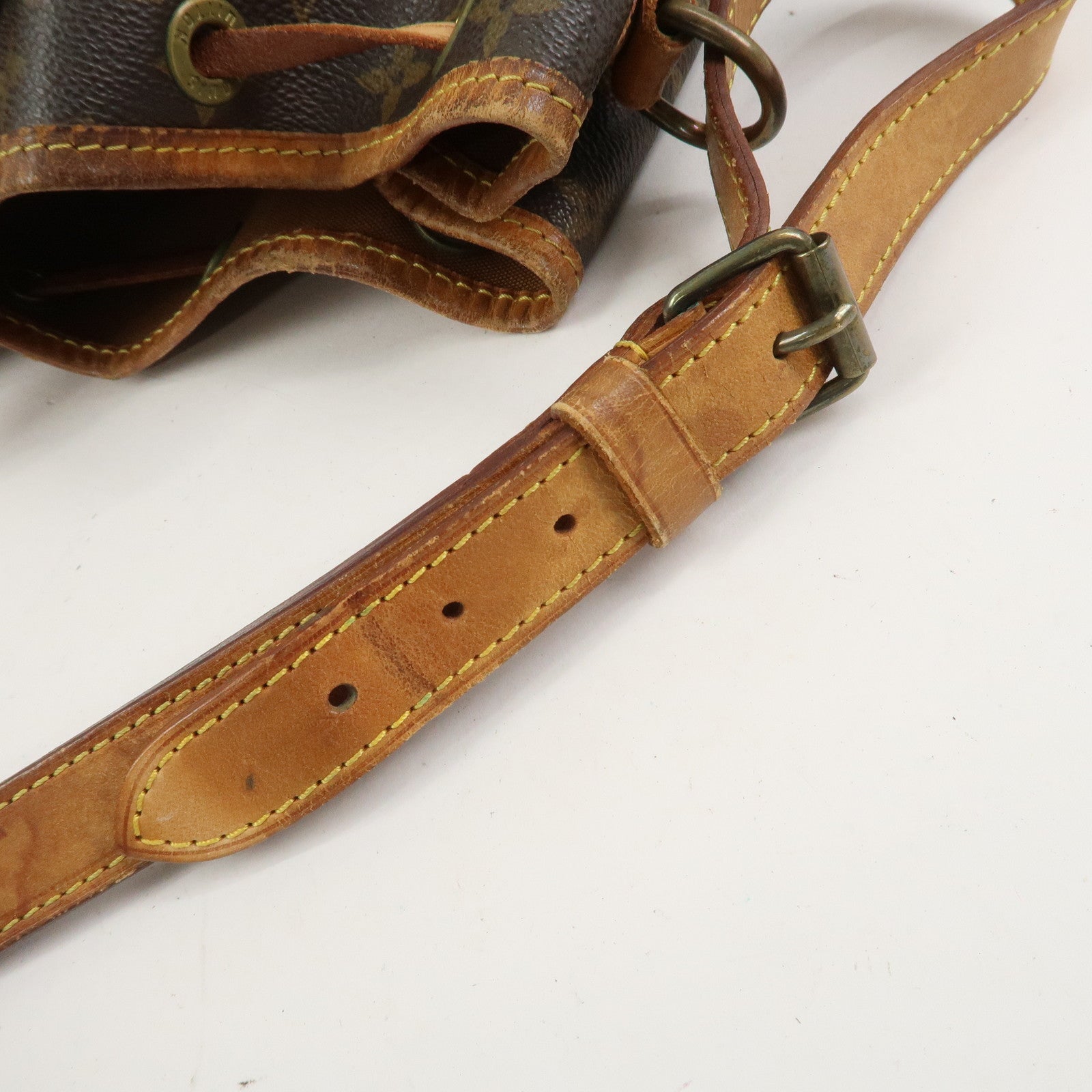 Louis Vuitton Monogram Petit Noe Shoulder Bag Brown M42226