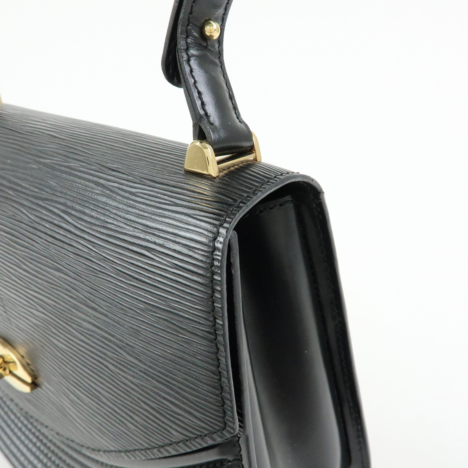 Louis Vuitton Epi Tilsit Shoulder Bag Hand Bag Noir Black M52482