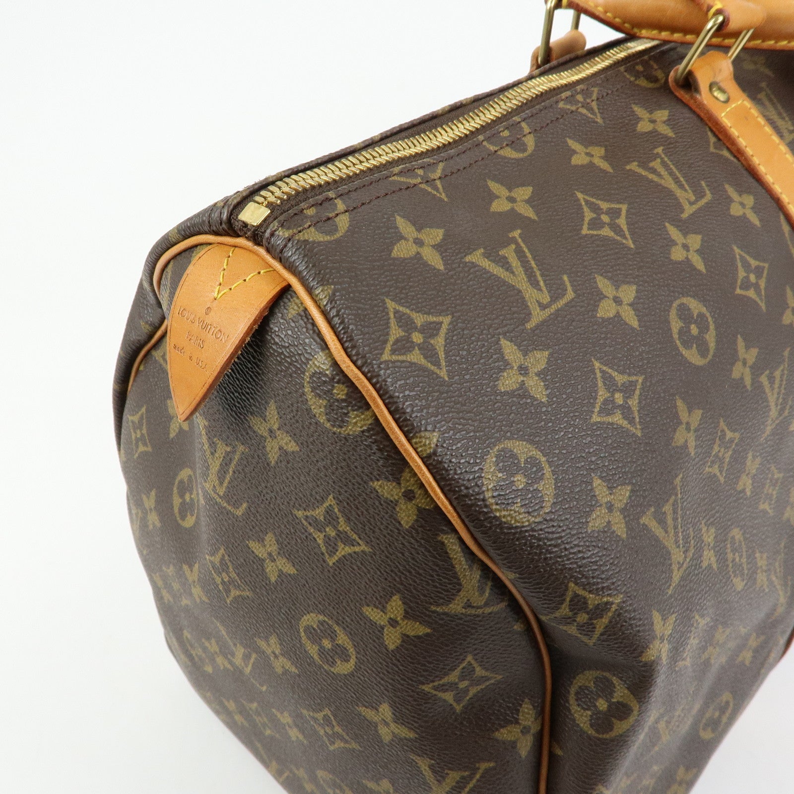 Louis Vuitton Monogram Keep All 50 Boston Bag Hand Bag Brown M41426