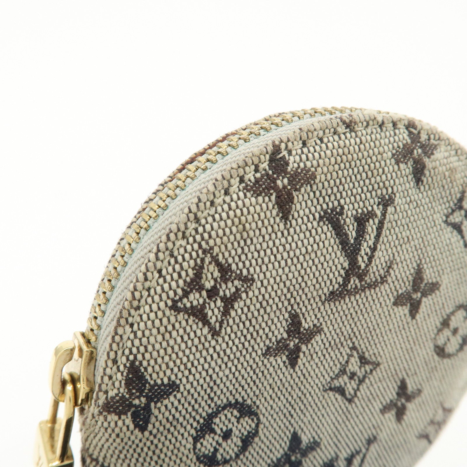 Louis Vuitton Monogram Mini Porte Monnaie Coin Case Blue M92640