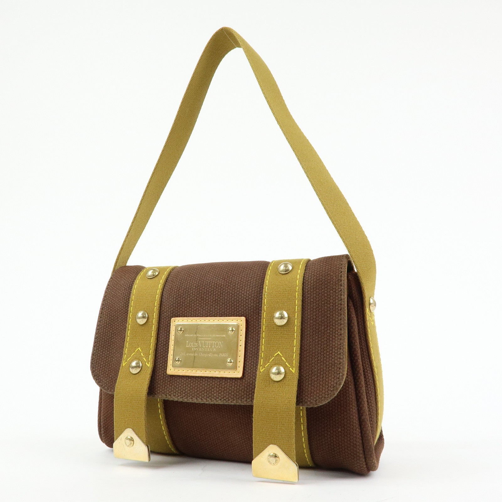 Louis Vuitton Antigua Canvas Sacre Rabat Blanc Shoulder Bag M40072