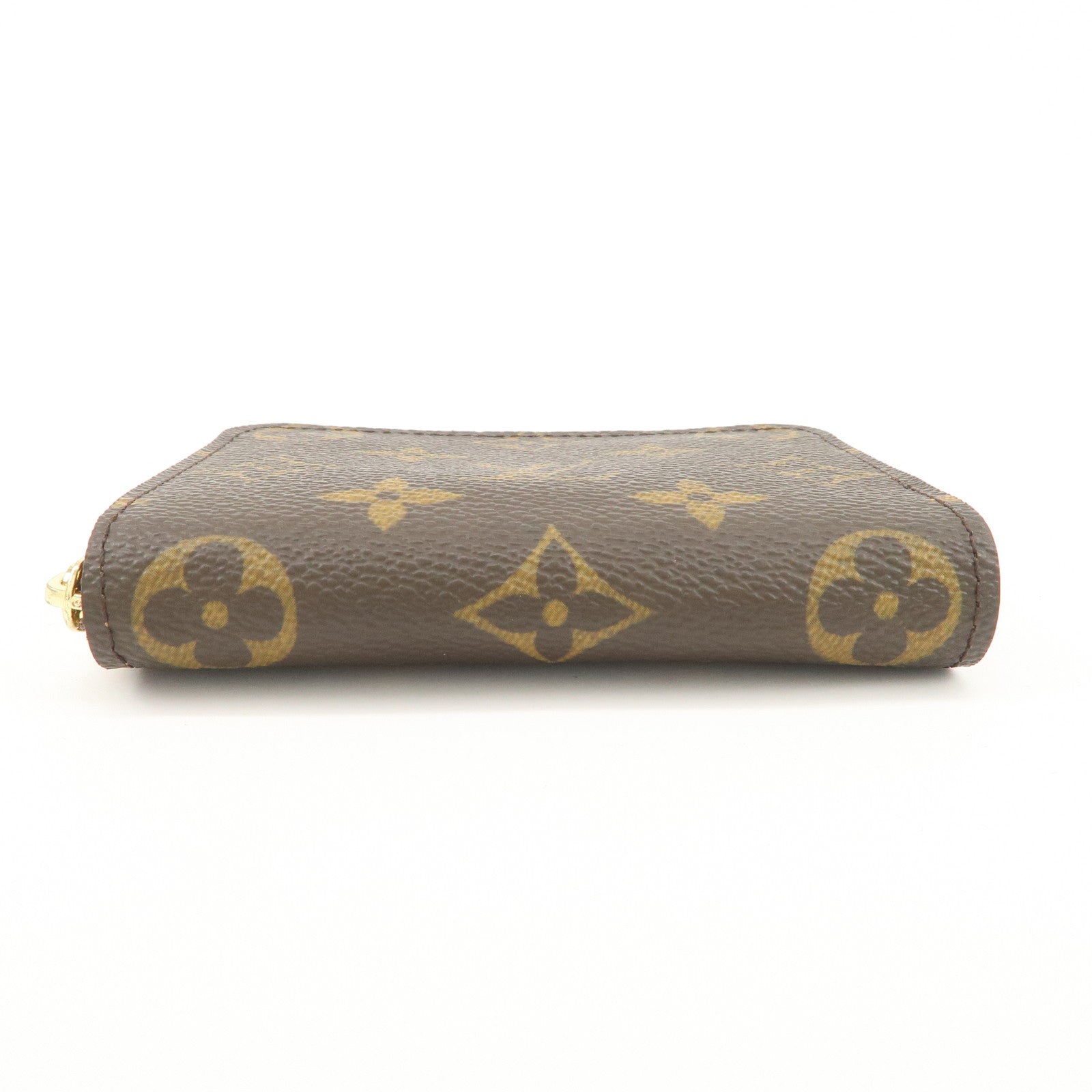 Louis Vuitton Monogram Zippy Coin Purse Coin Case Brown M60067 Used