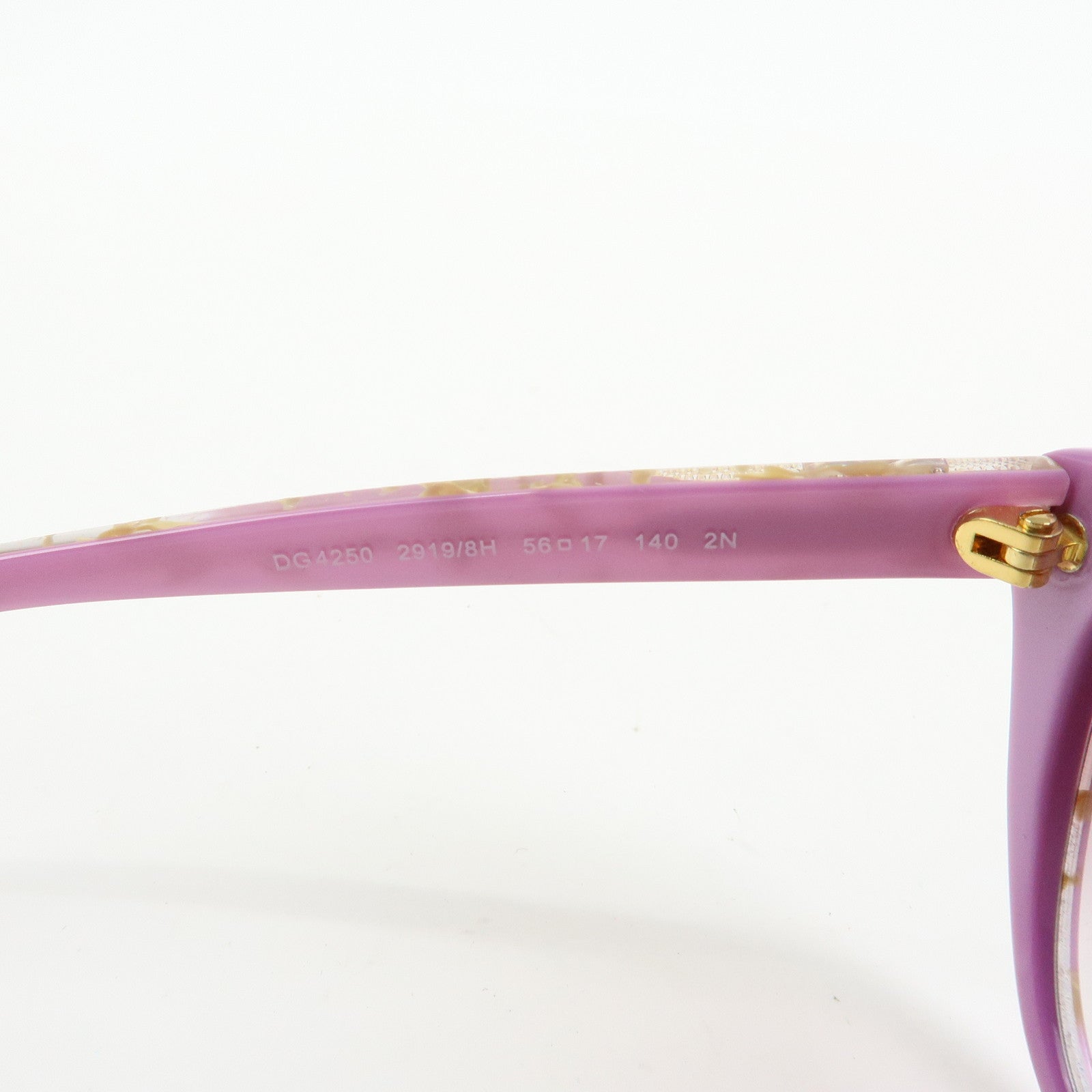 Dolce&Gabbana Plastic Sunglasses 56□17 140 2N Purple Gold DG4250