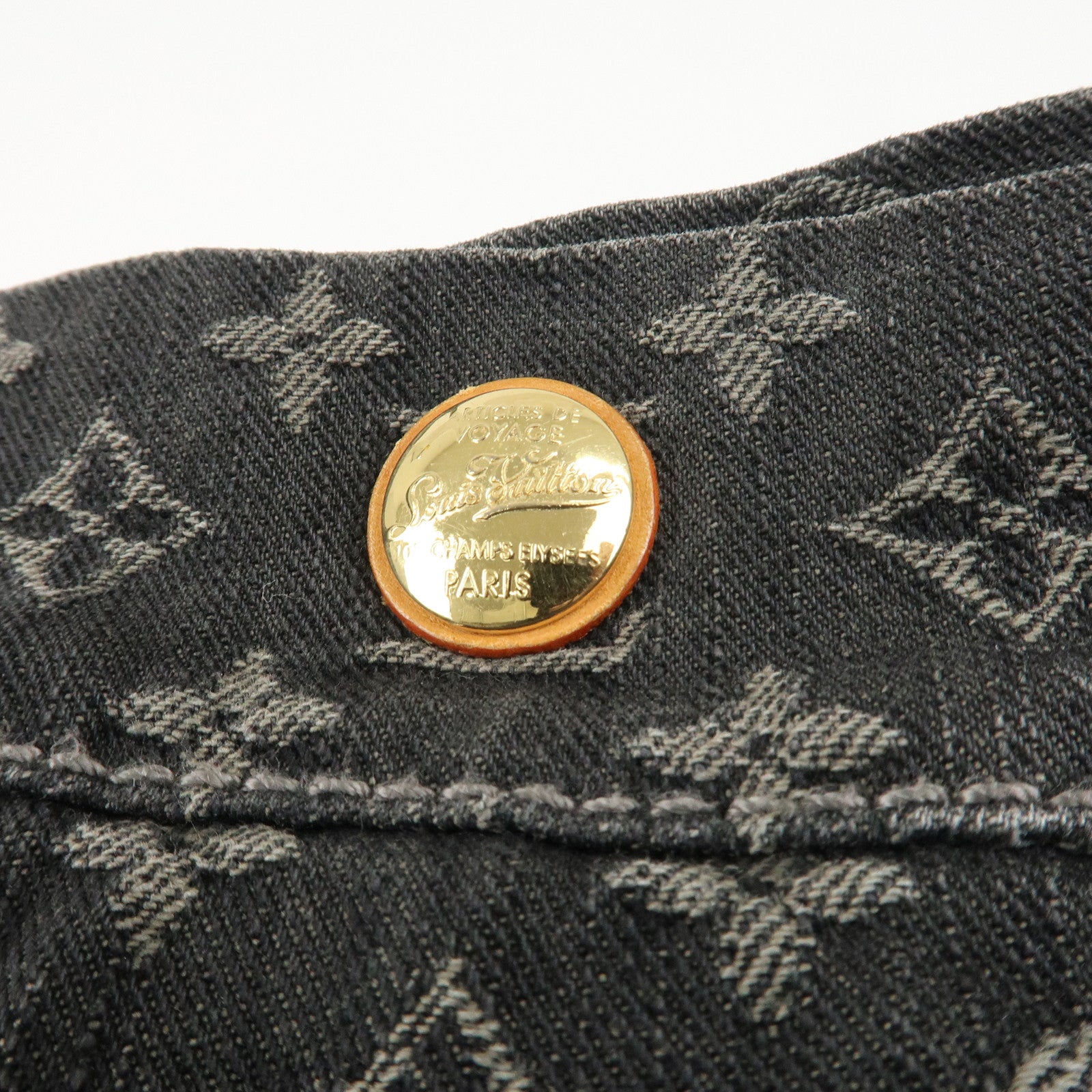 Louis Vuitton Monogram Denim Daily PM Shoulder Bag Noir M40494