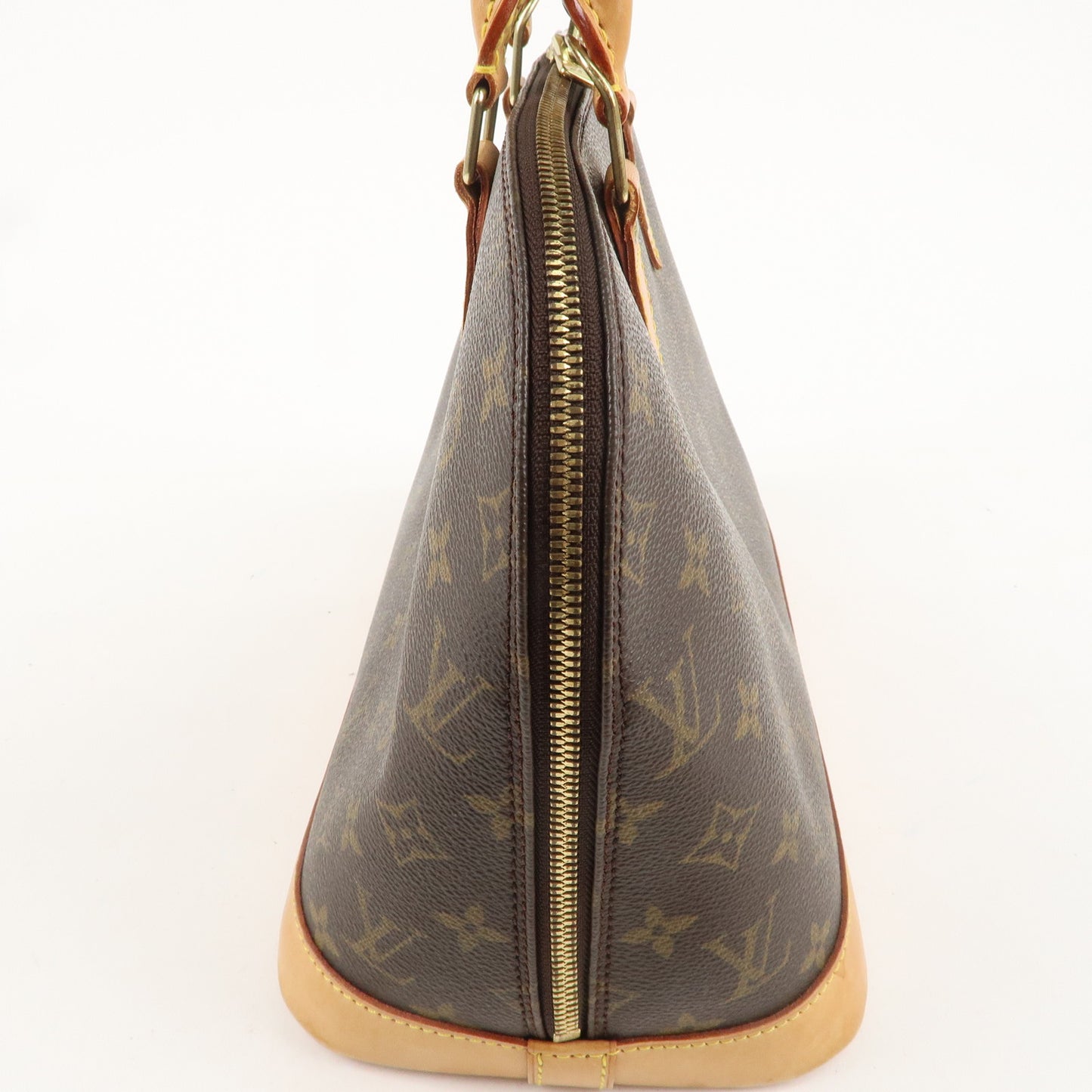Louis Vuitton Monogram Alma Hand Bag Brown M51130