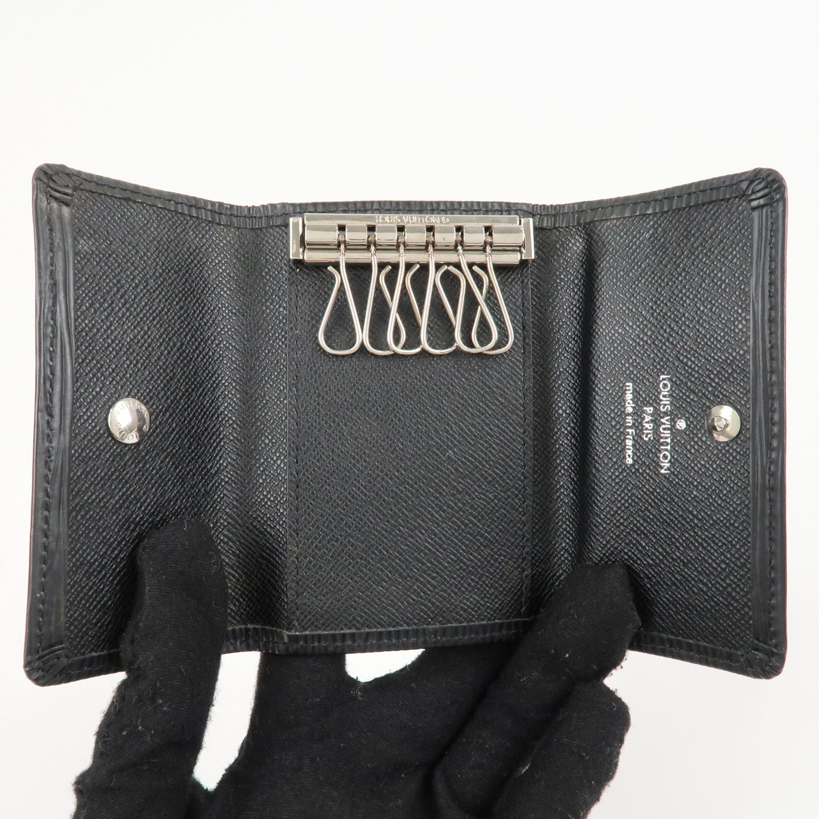 Louis Vuitton Epi Multiclés 6 Key Case Noir Black M63812 Used