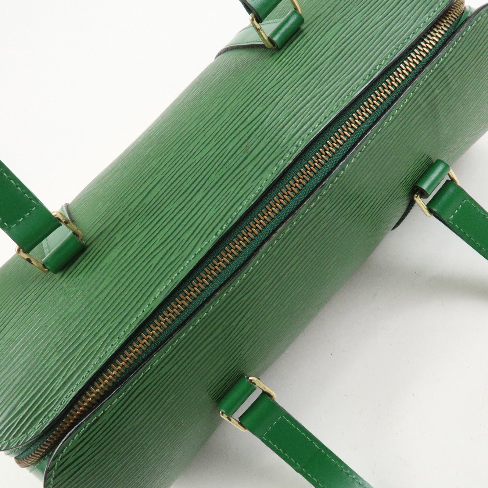 Louis Vuitton Epi Leather Soufflot Hand Bag Borneo Green M52224