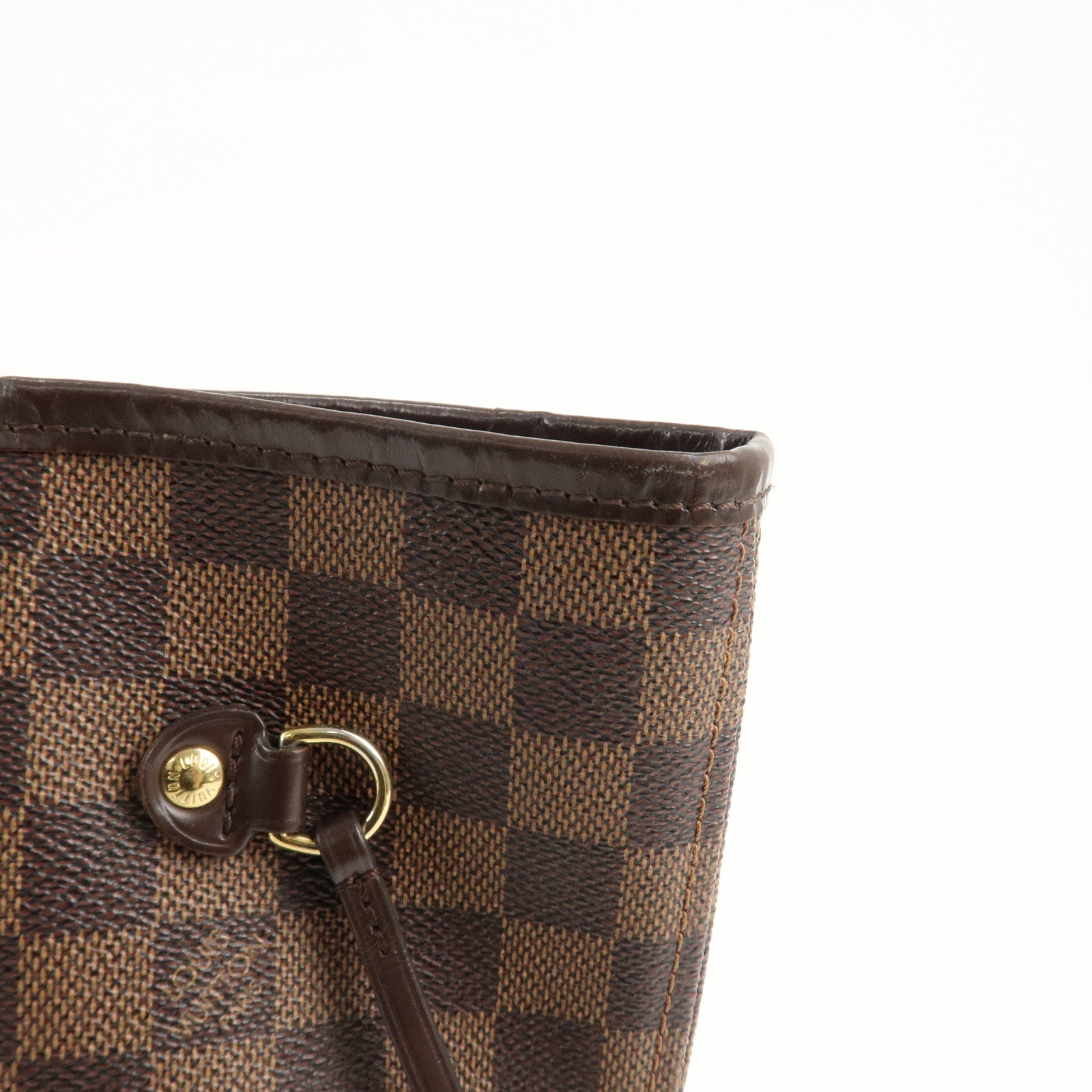 Louis Vuitton Damier Ebene Neverfull MM Tote Bag N41358