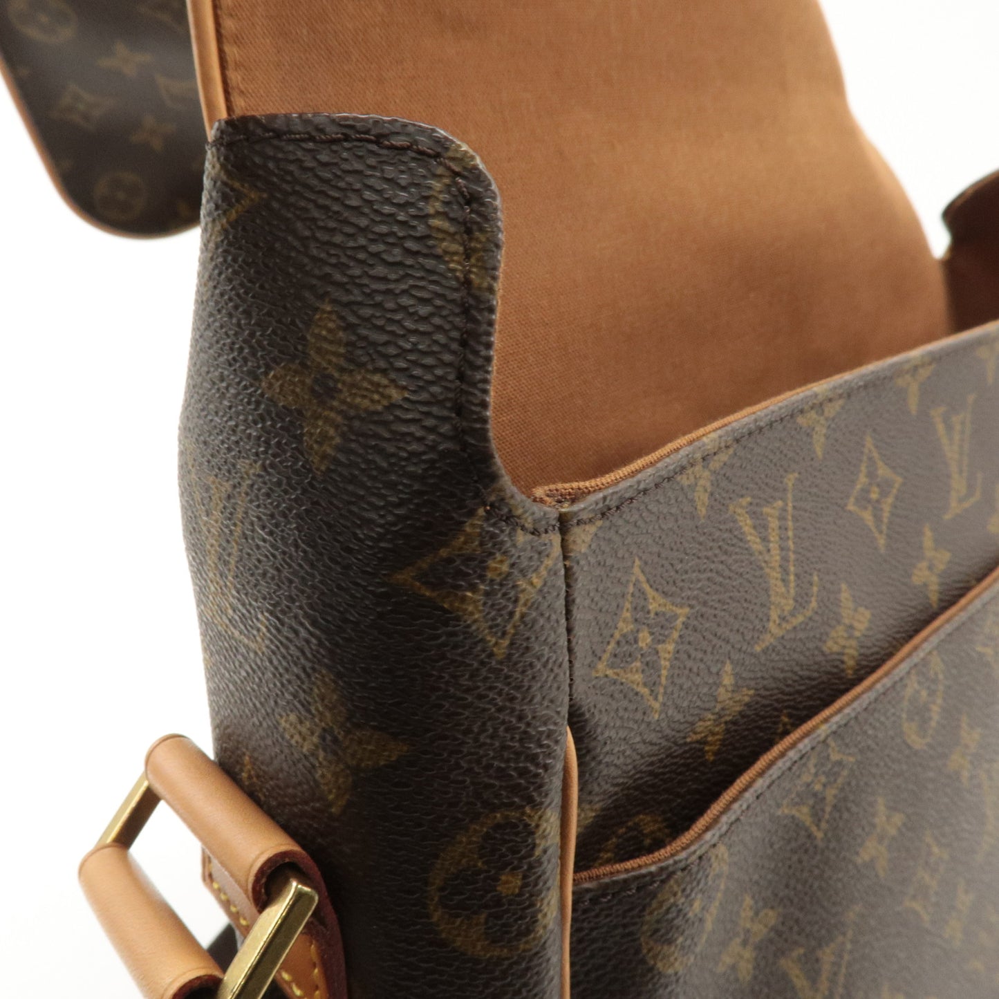 Louis Vuitton Monogram Abbesses Messenger Bag Brown M45257