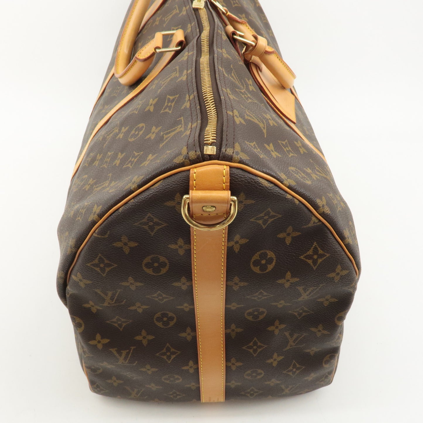 Louis Vuitton Monogram Keep All Bandouliere 60 Bag Brown M41412