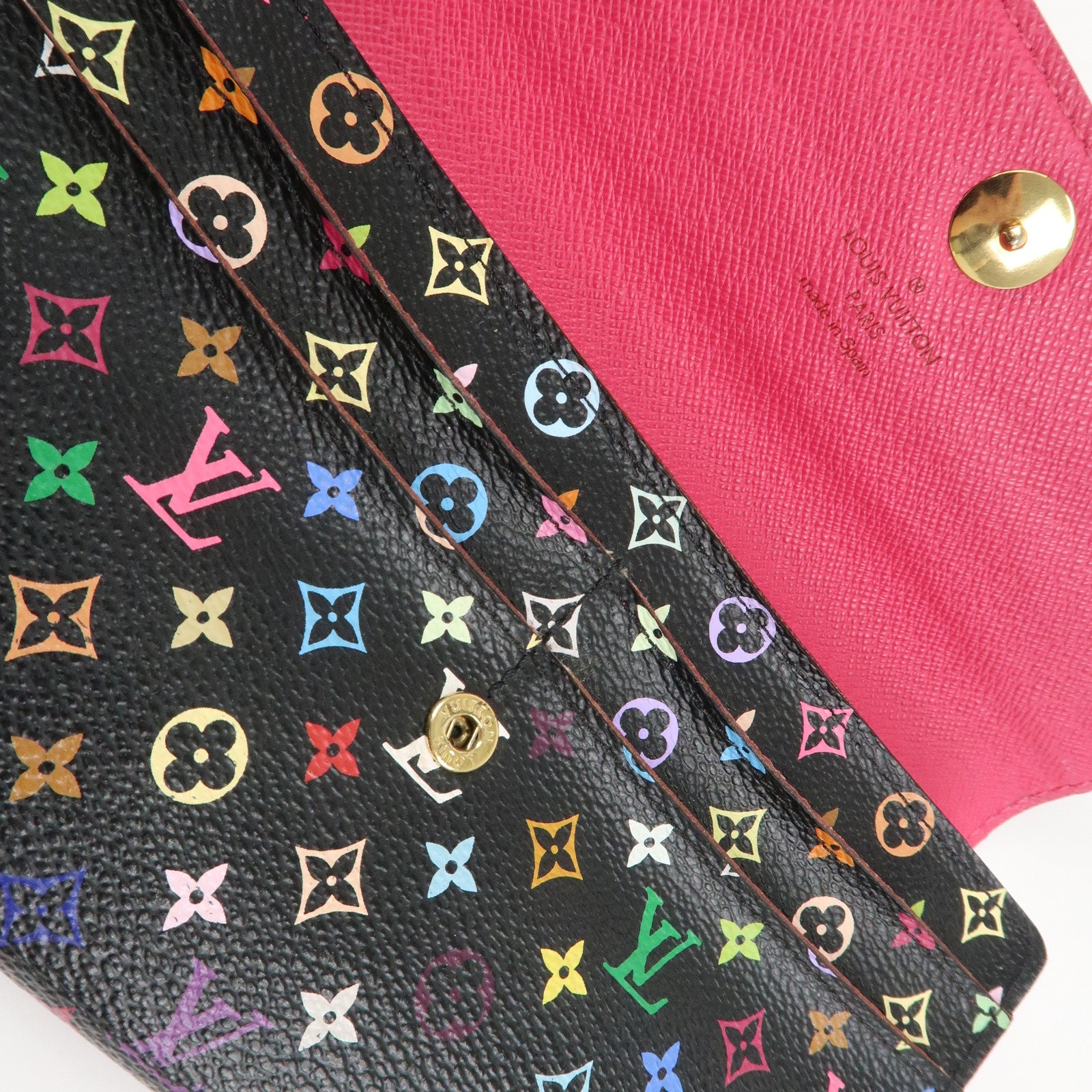 Louis Vuitton Monogram MultiColor Portefeuille Sarah Wallet M93533 Used