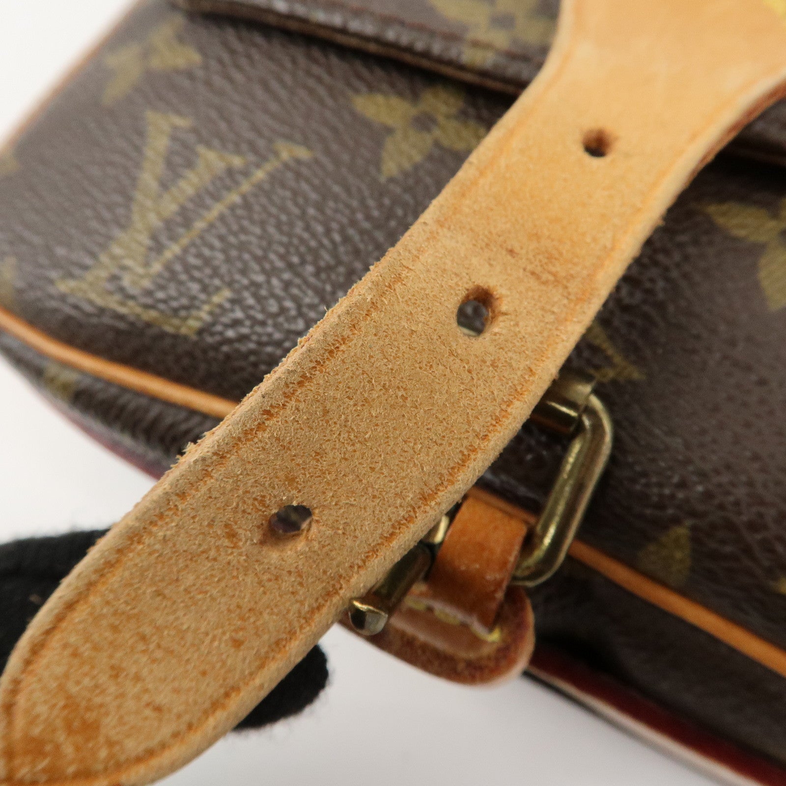 Louis Vuitton Monogram Mini Cartouchiere Shoulder Bag M51254 Used